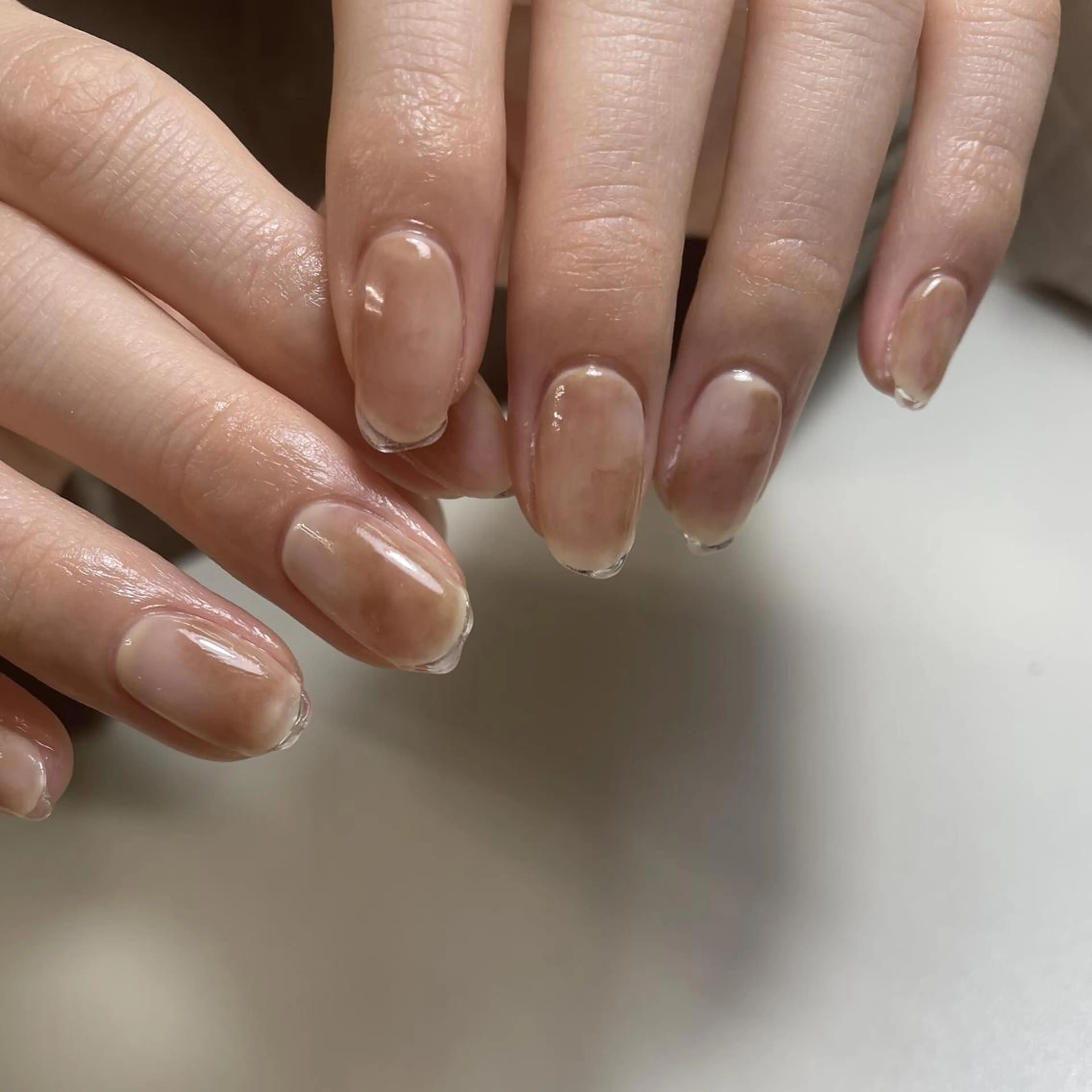 ネイル 🫧aku🫧 自由が丘／フィルインのネイルデザイン