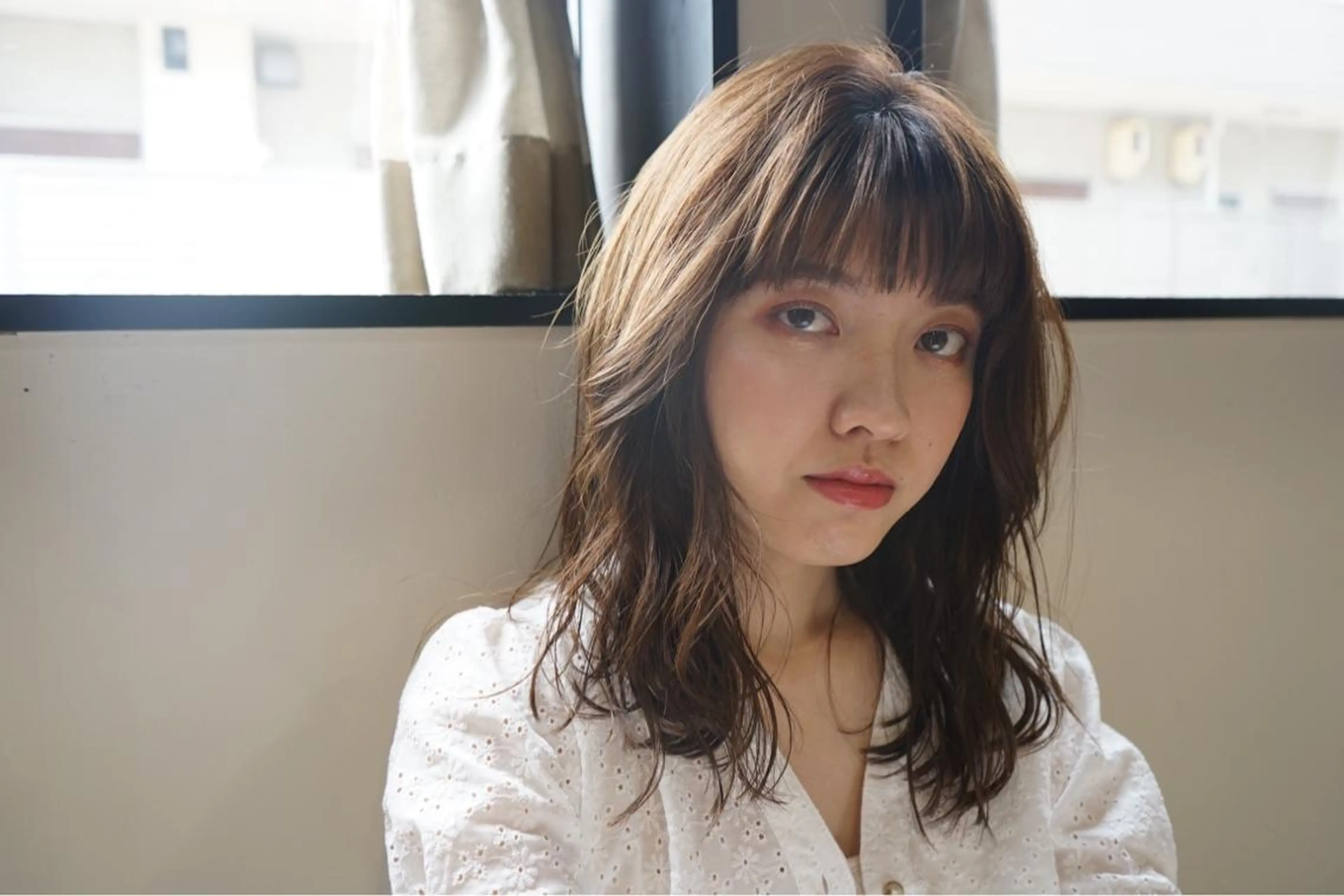 ミディアム カット ヘアカラー トリートメント 浅野 ダイジロウのヘアスタイル