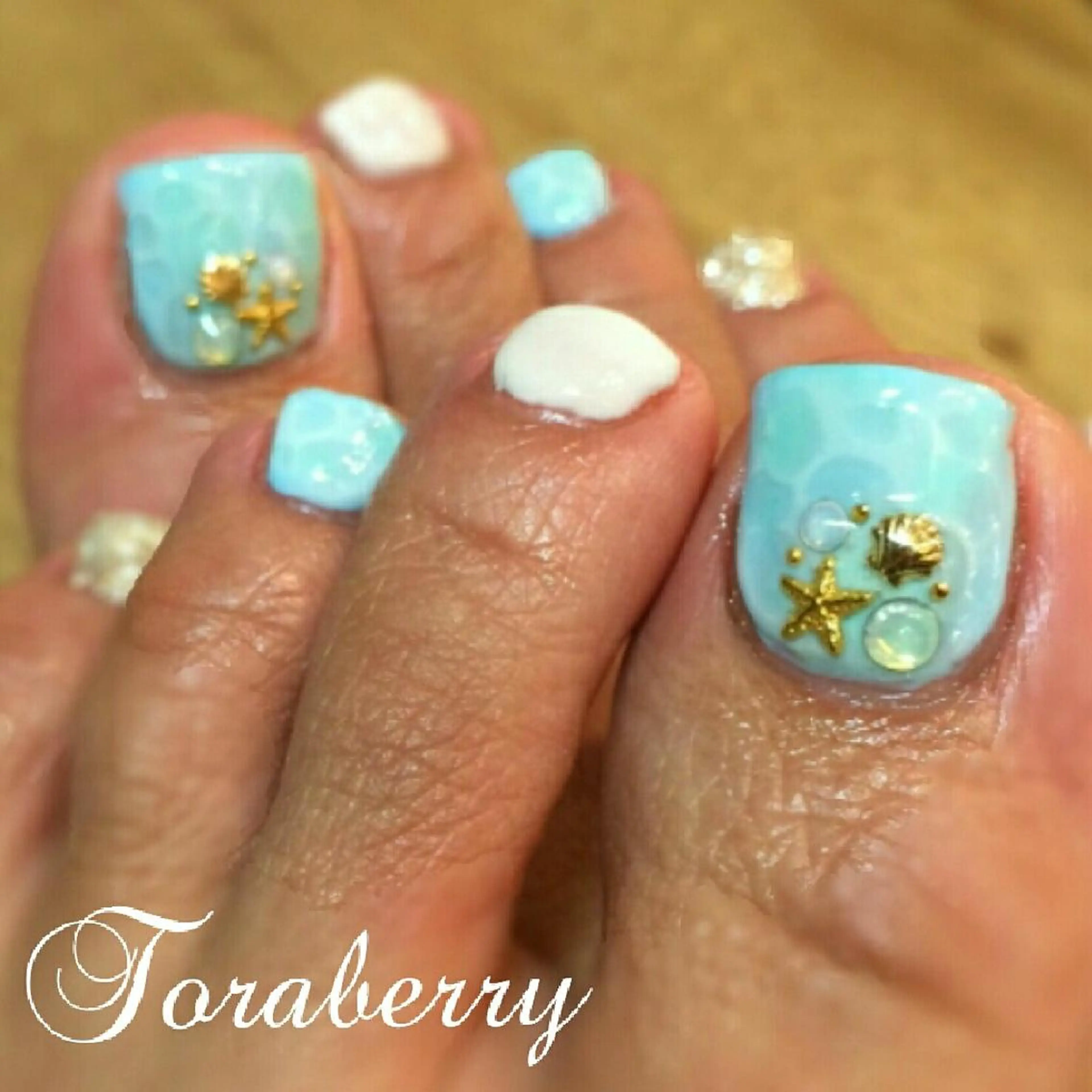 ネイル フットネイル シンプルネイル ネイリスト なつみのネイルデザイン