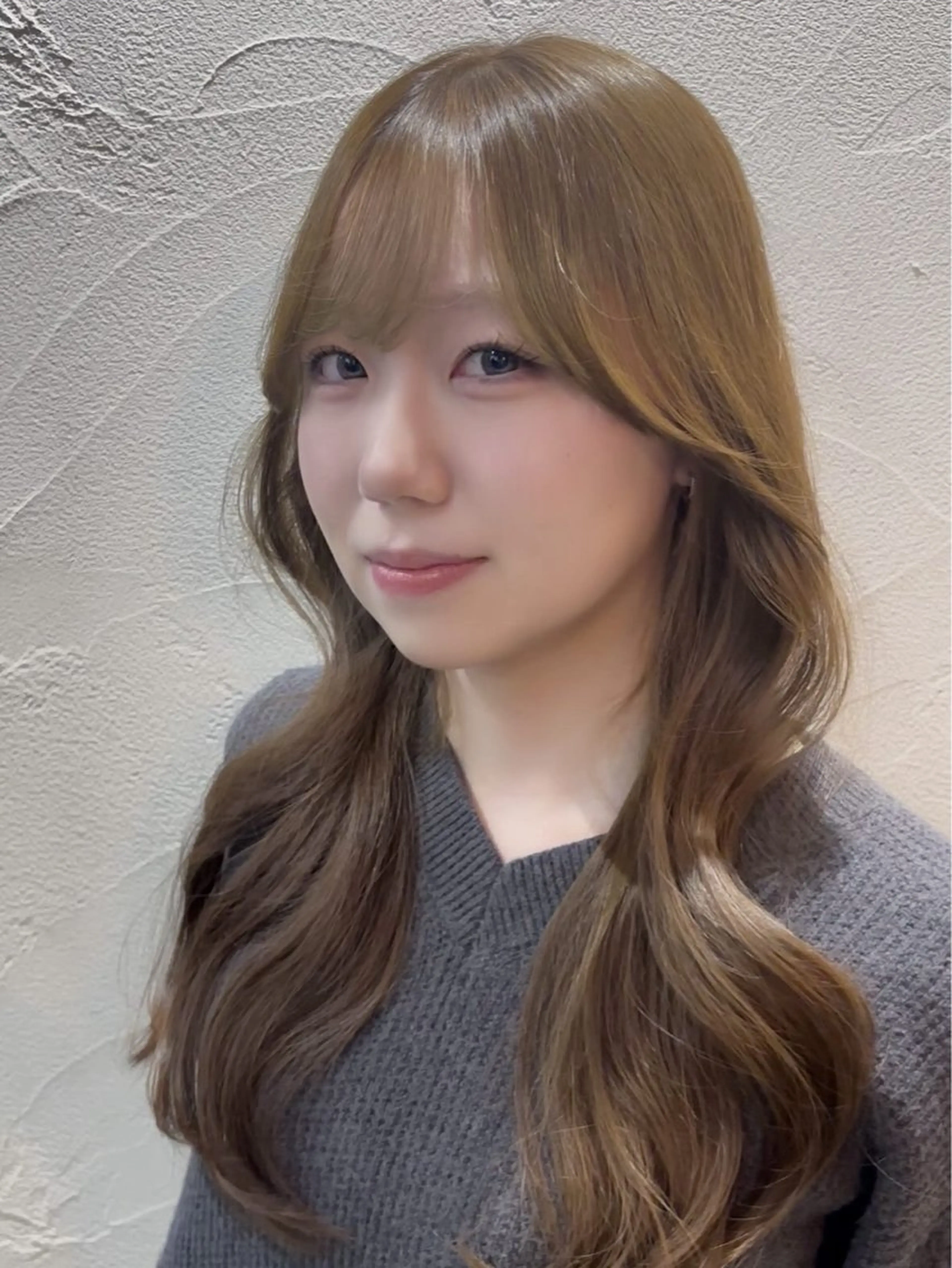 ロング カラー ヘアカラー 中嶋心渚⌇透明感 カラー️🩵🎀‪のヘアスタイル