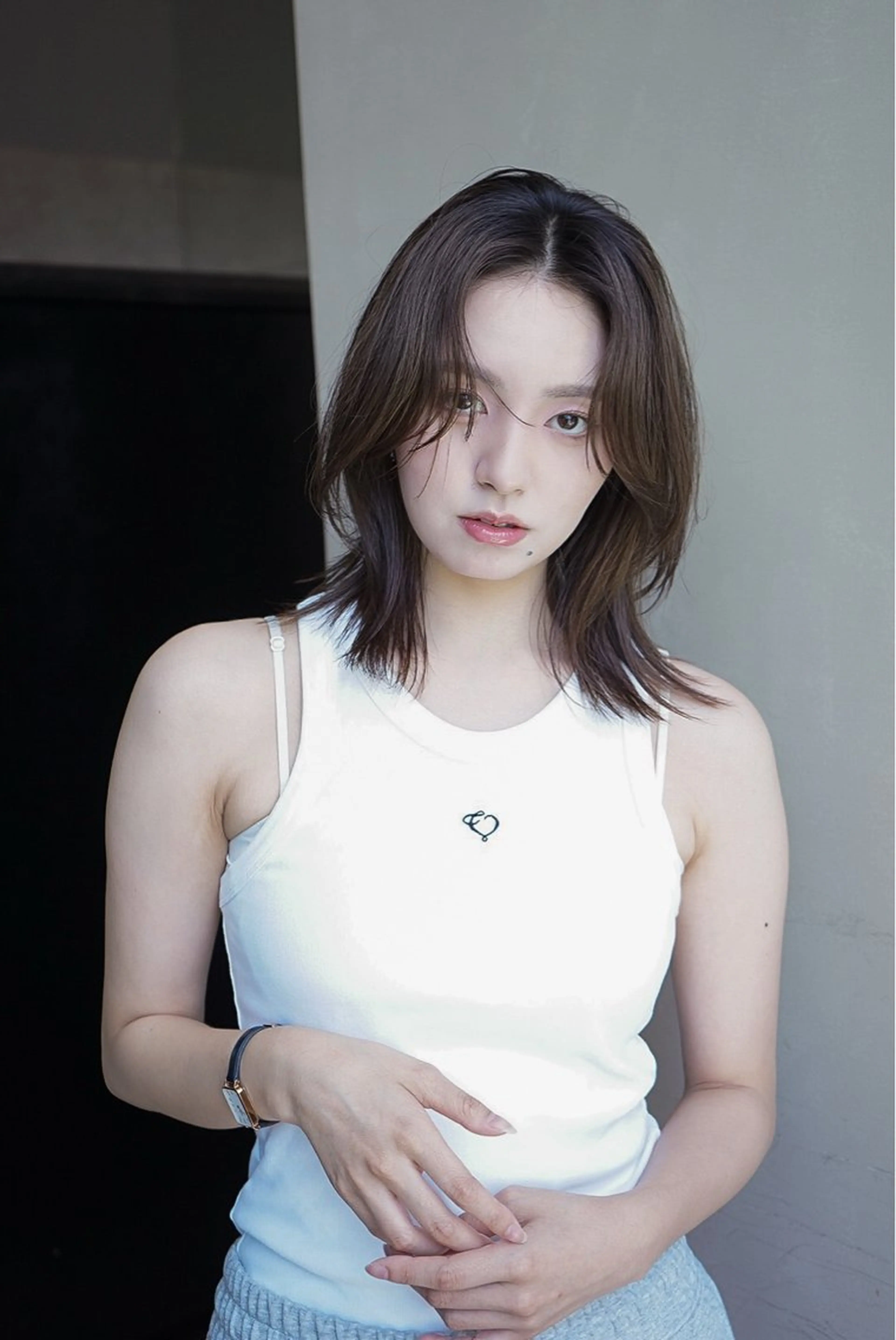 ミディアム カラー レイヤー/ショート 特化/銀座/シンヤのヘアスタイル