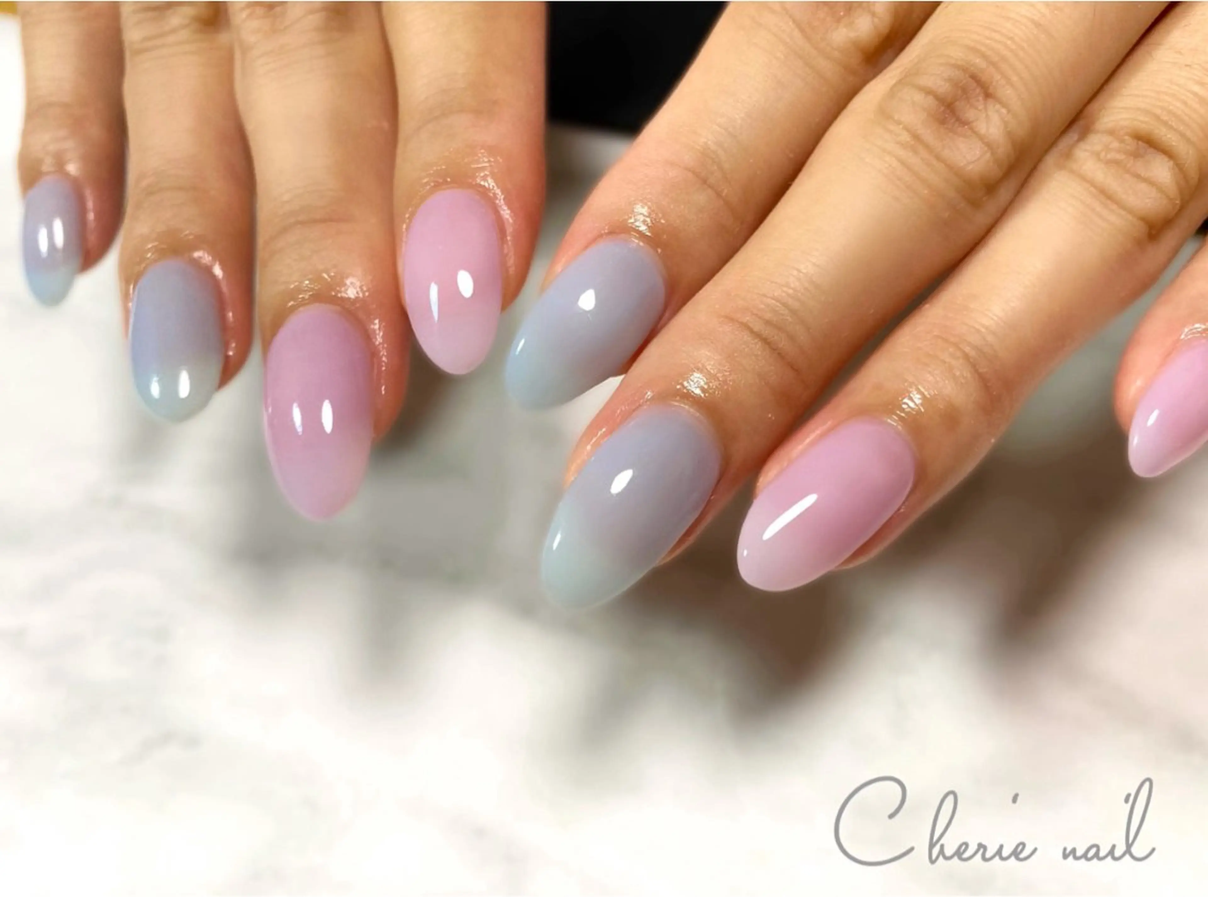 ネイル ジェルネイル ワンカラーネイル Cherienail yunaのネイルデザイン