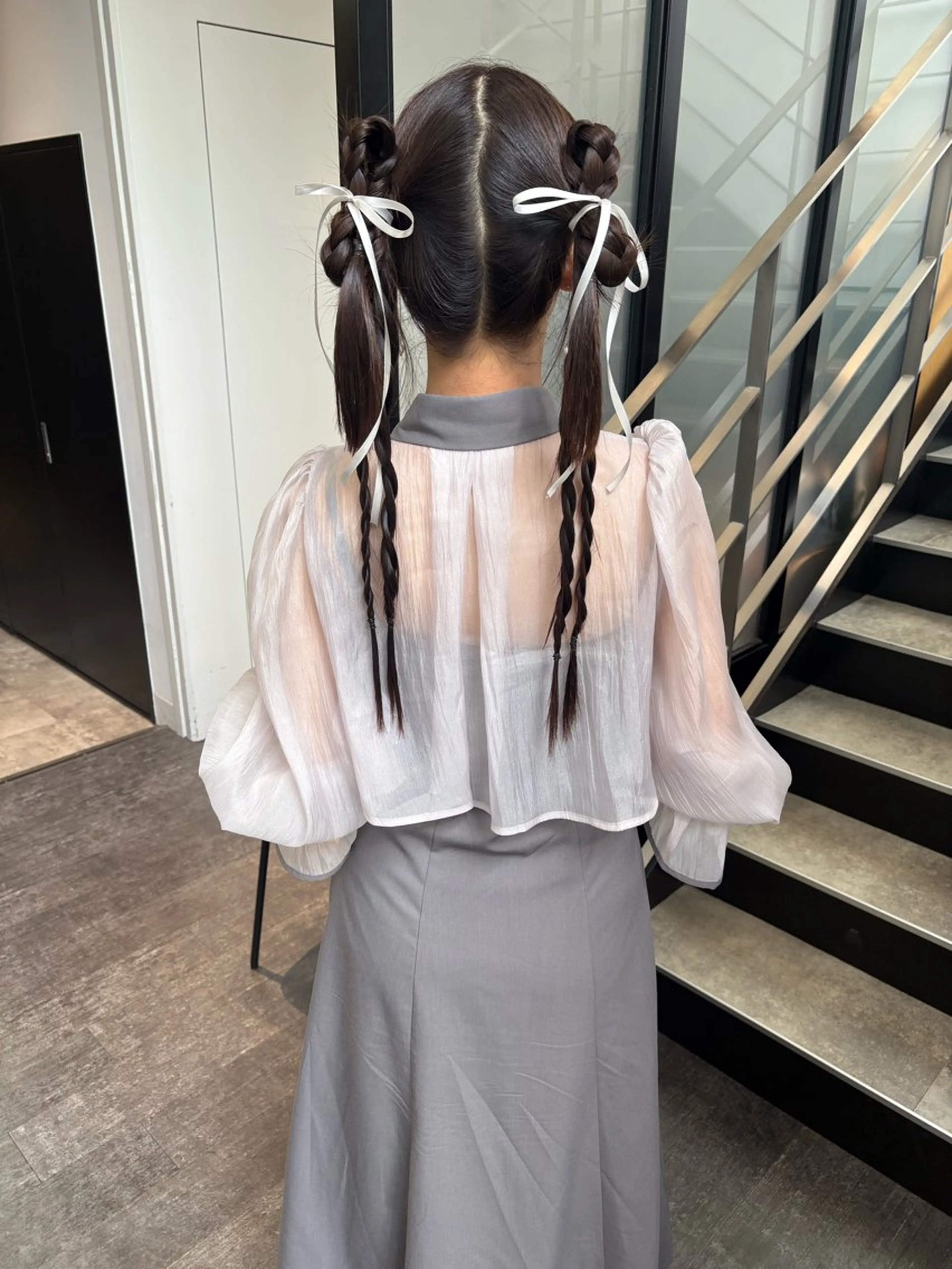 ロング ヘアセット mao ｜ 柔らか艶カラー🫧のヘアスタイル
