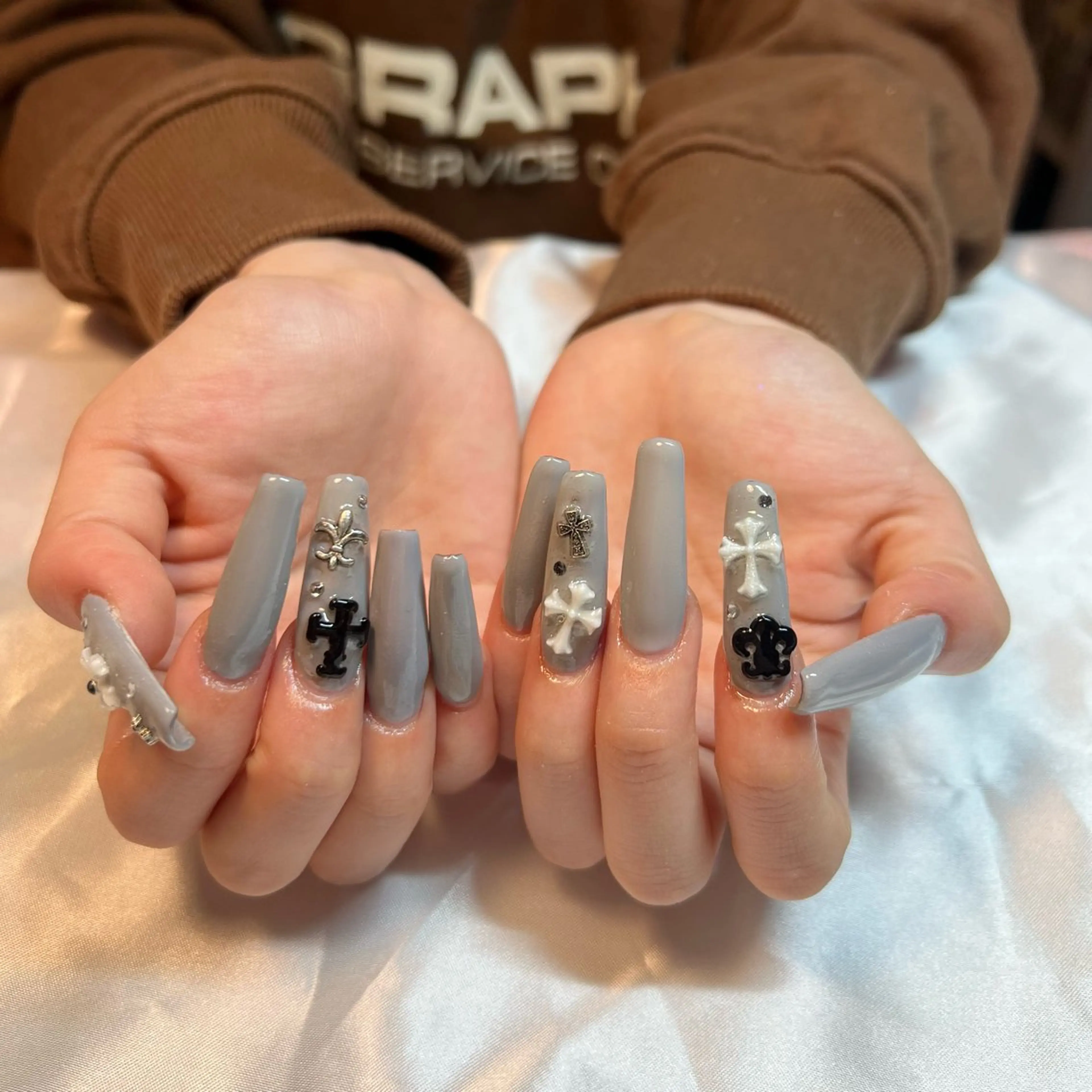 ネイル 長さ出し ネイルチップ pua 千葉所属・海外ネイル🇺🇸 個性派/YUUKAのネイルデザイン