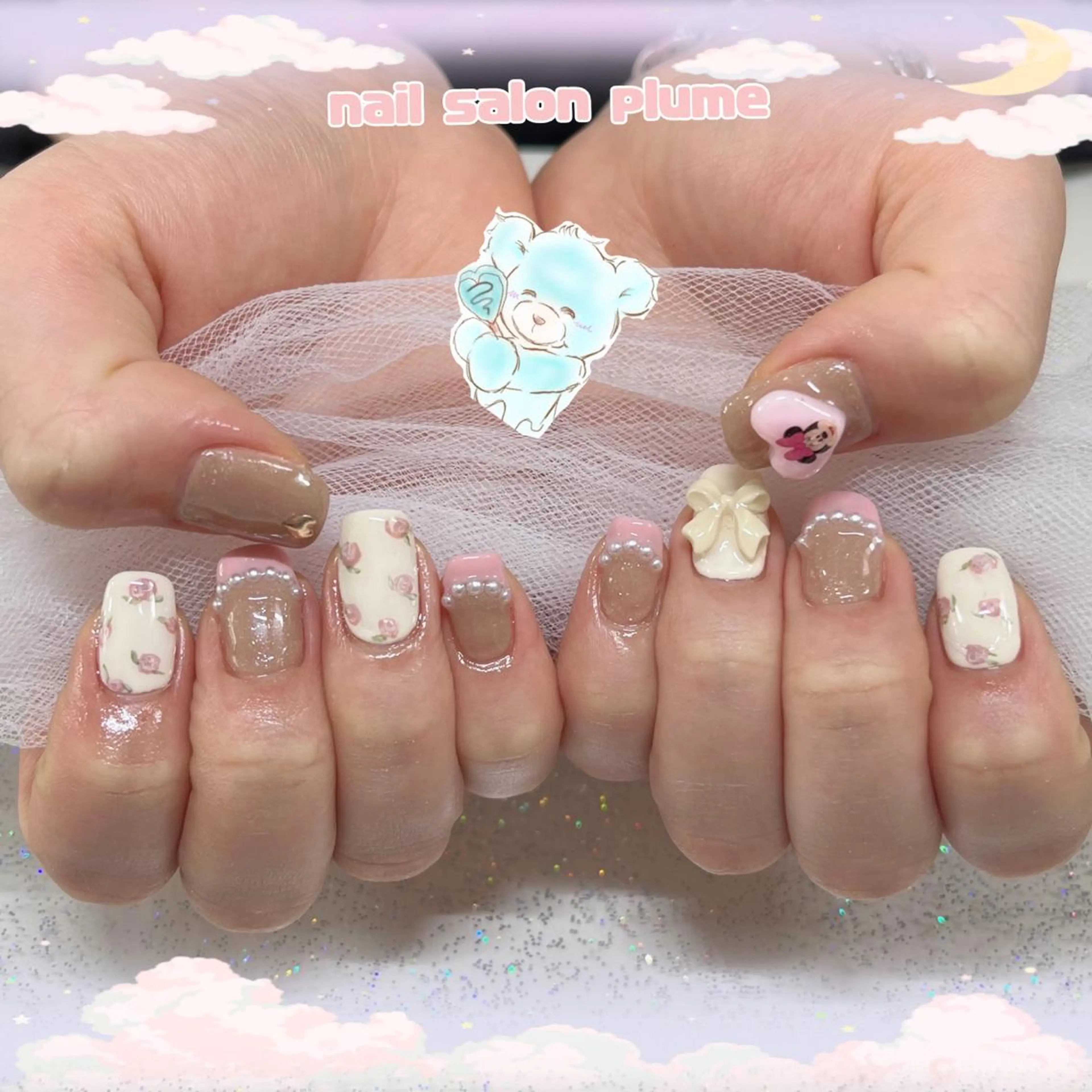 ネイル ハンドネイル plume nail ☆韓国ネイルのネイルデザイン