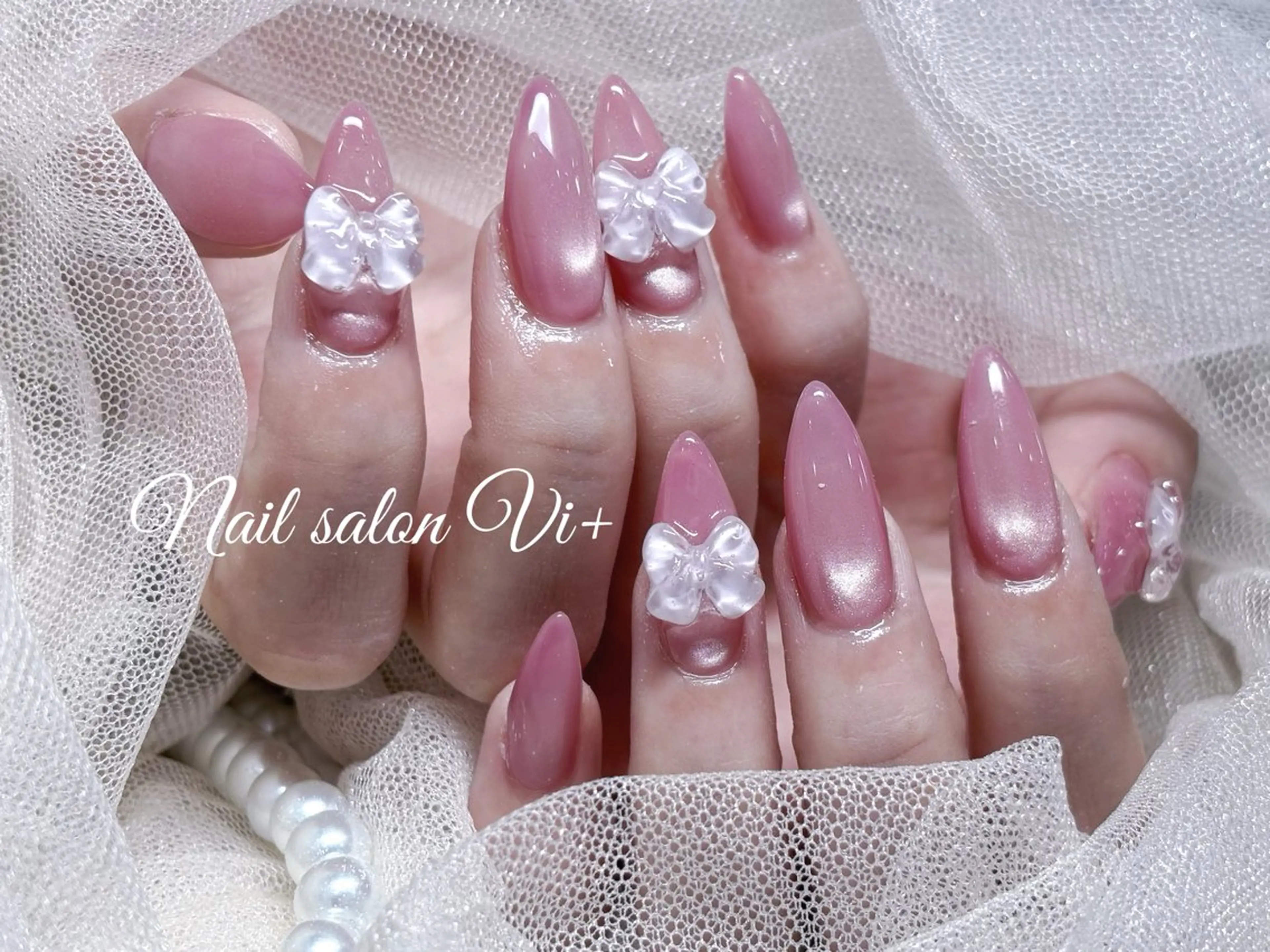 ネイル ハンドネイル Nailsalon Vi+ももか🩷のネイルデザイン