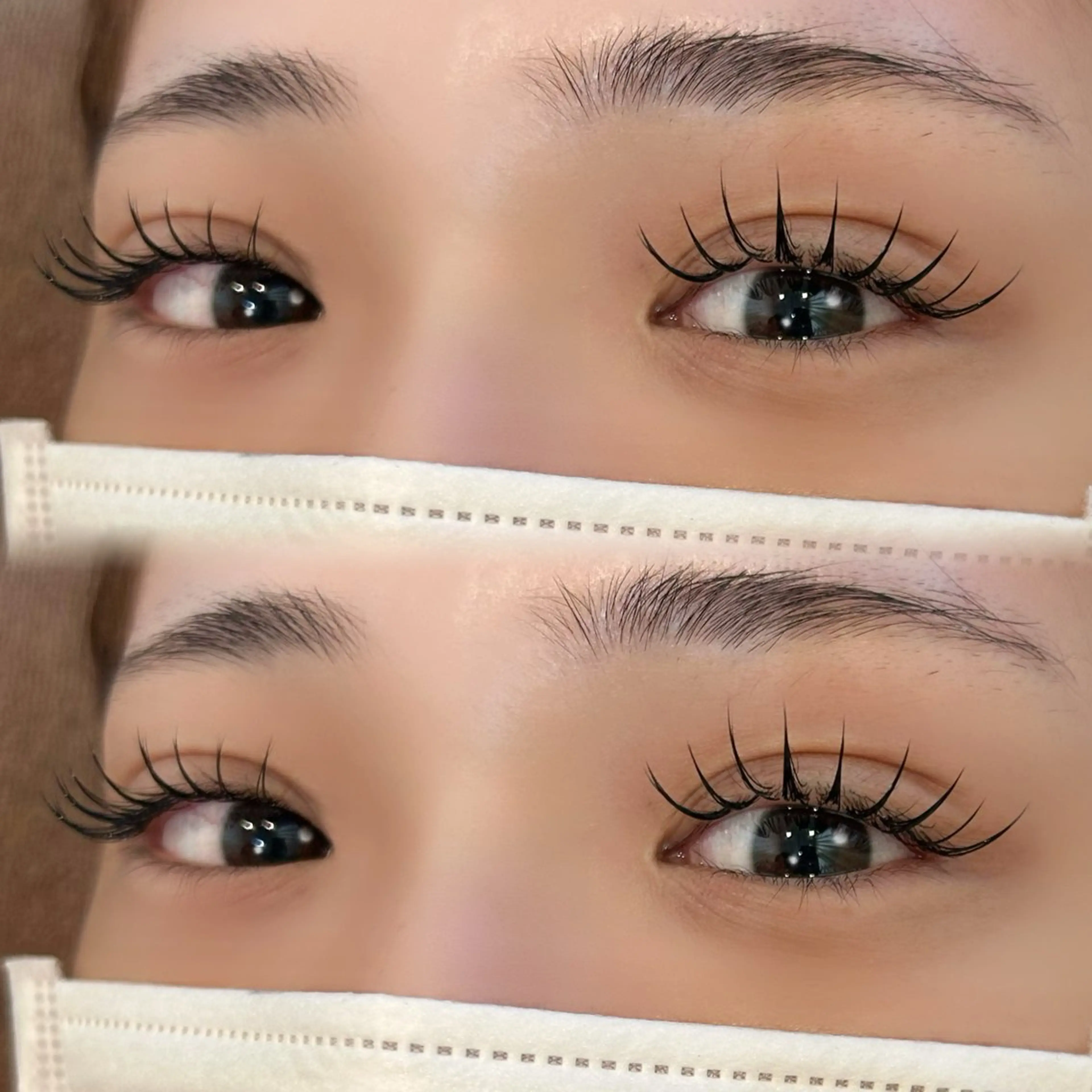 マツエク・マツパ マツエク 暖色カラー/アレンジ /束間まつげ🌼のヘアスタイル