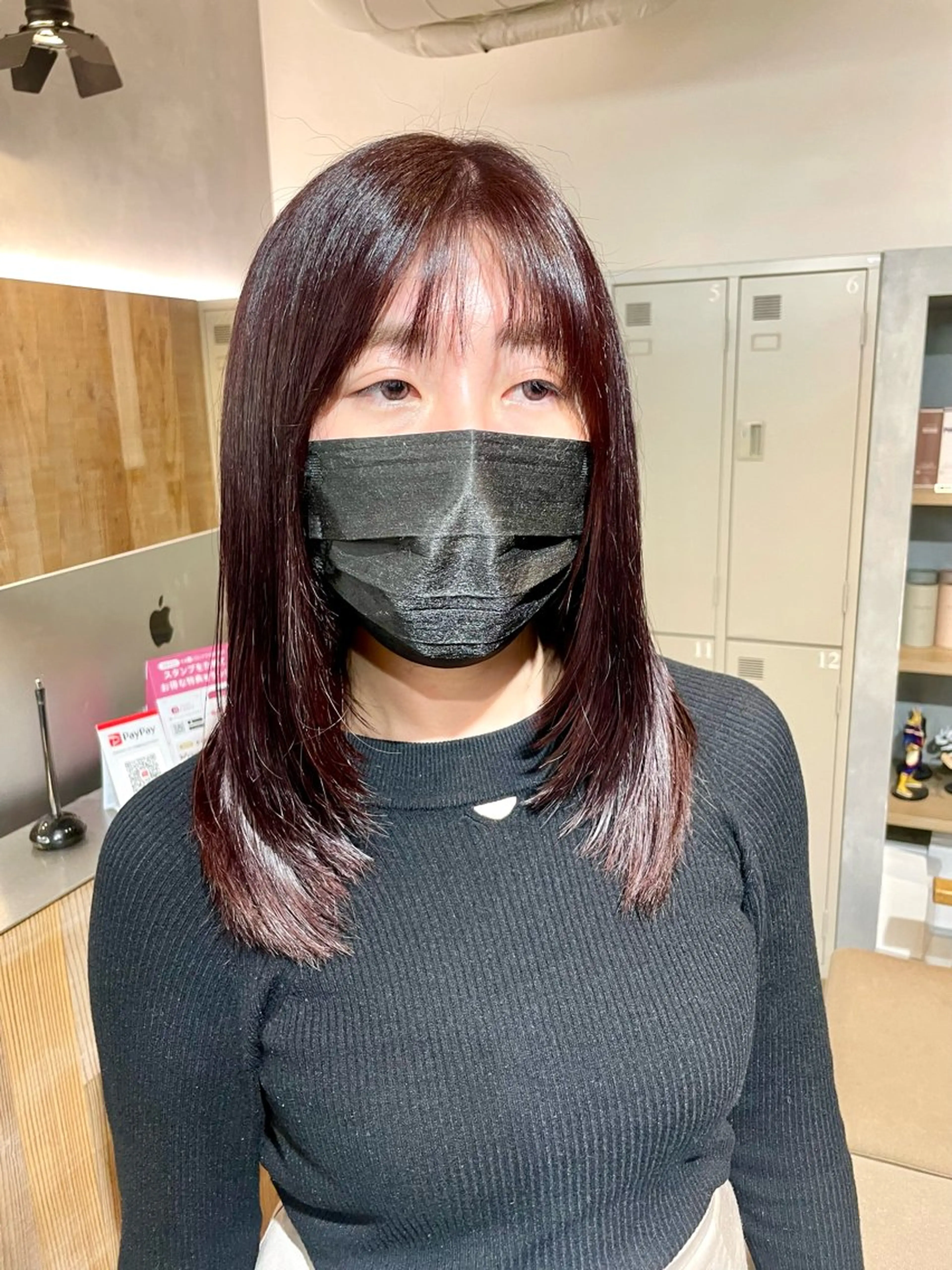 ミディアム カラー カット ヘアカラー トリートメント 色気レイヤー& ショートはお任せ🌟のヘアスタイル