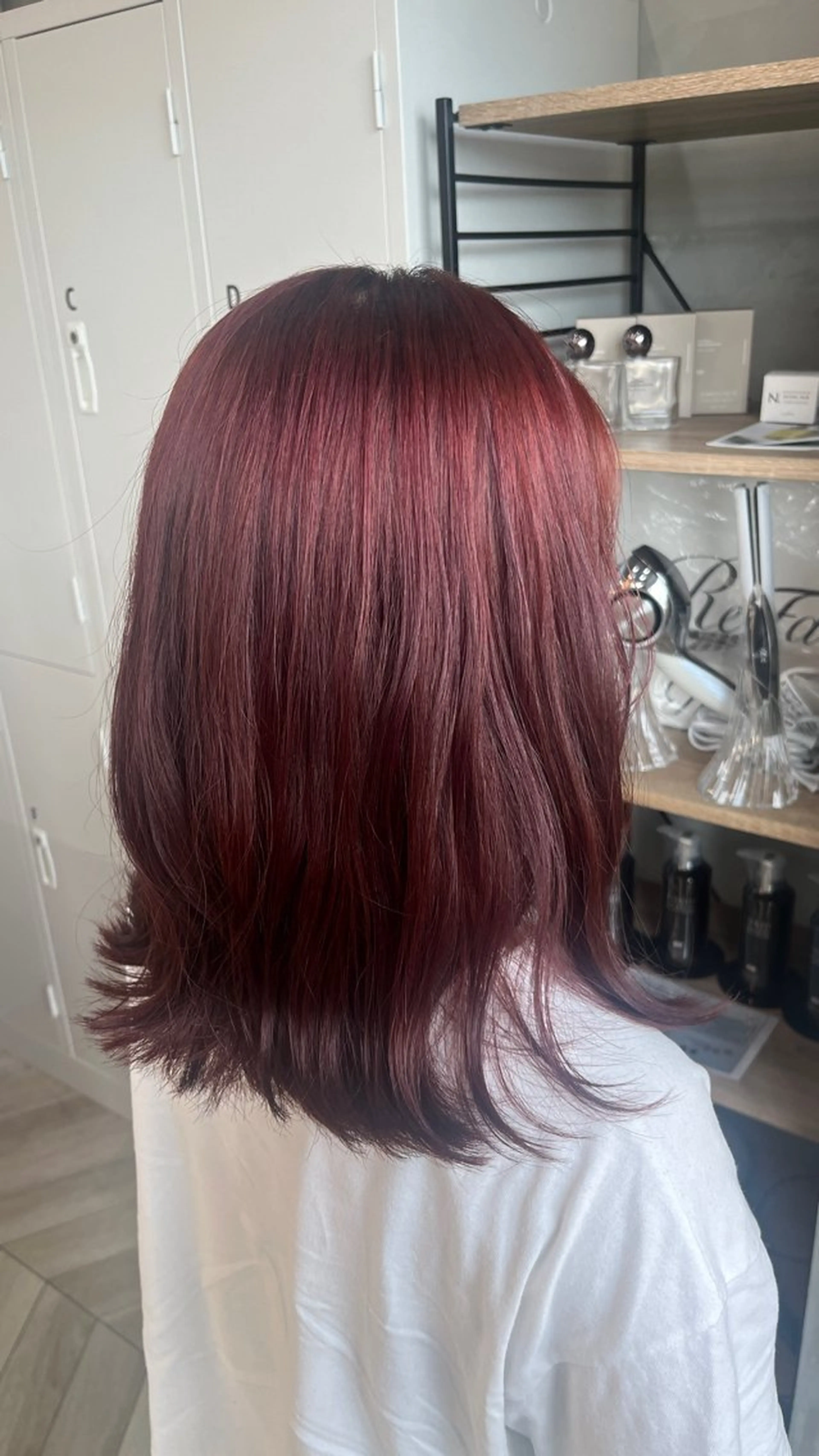 カラー 田中 萌のヘアスタイル