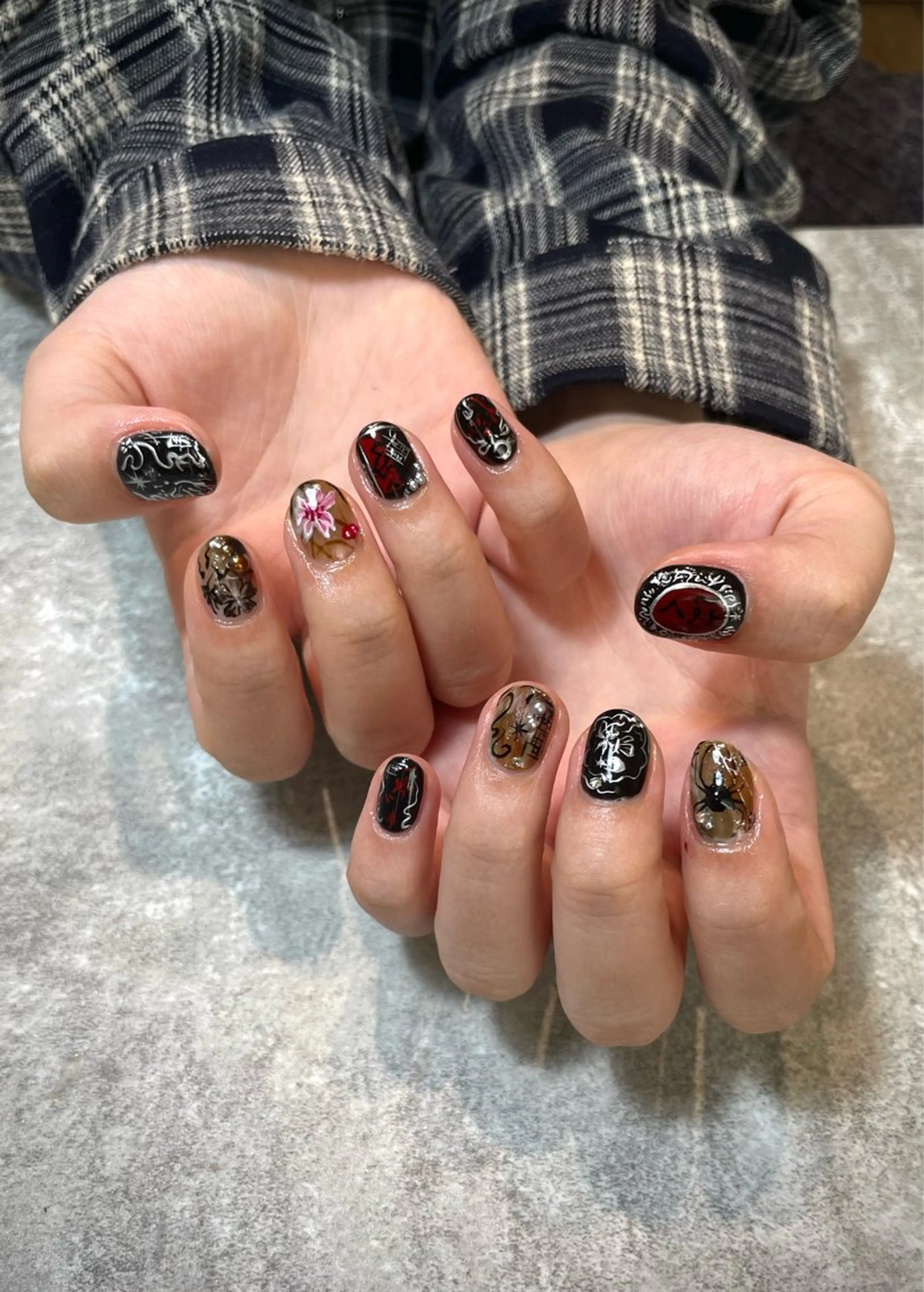 ネイル 持ち込み ハンドネイル nail moanaのネイルデザイン