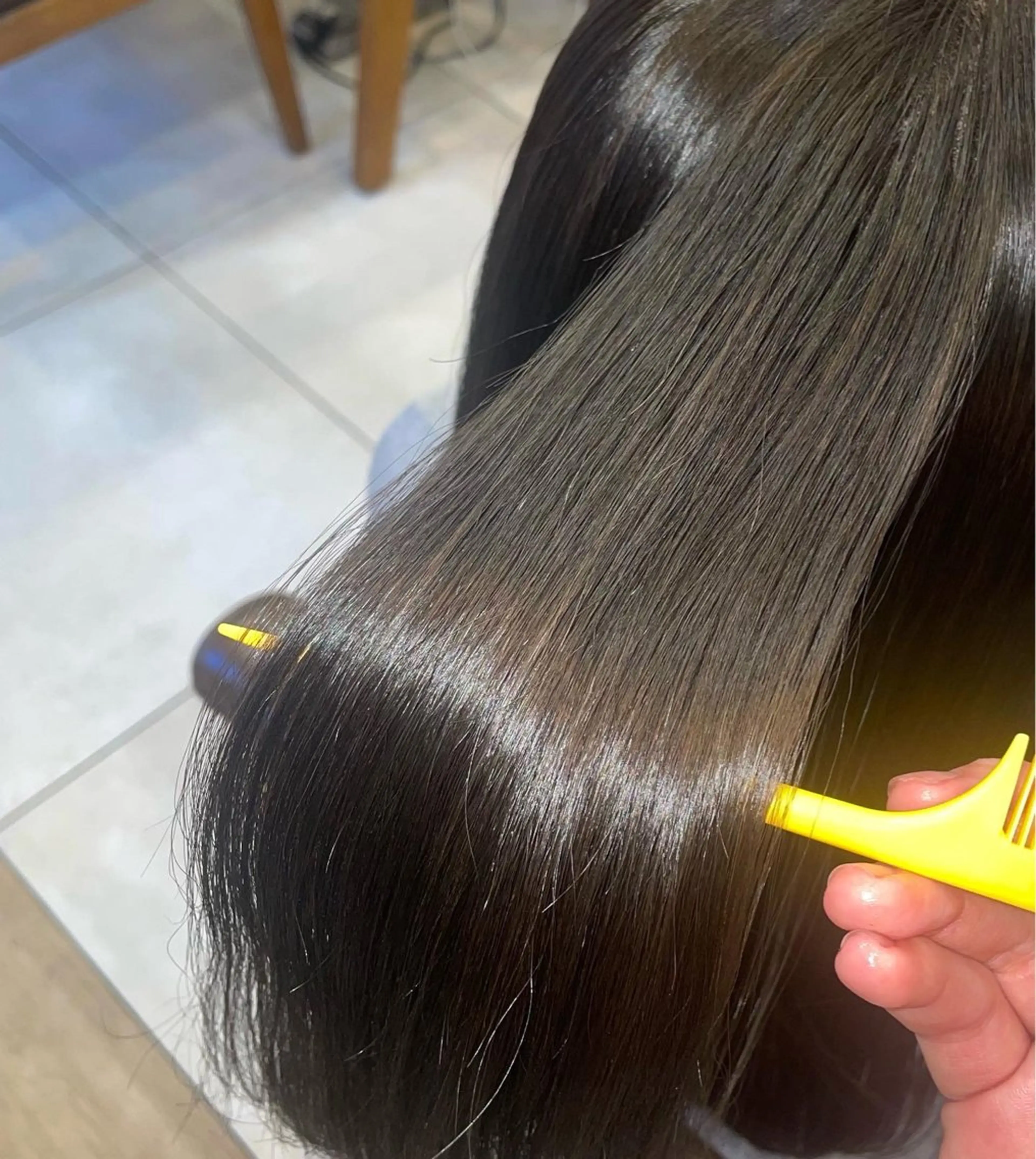 新原 陽那のヘアスタイル