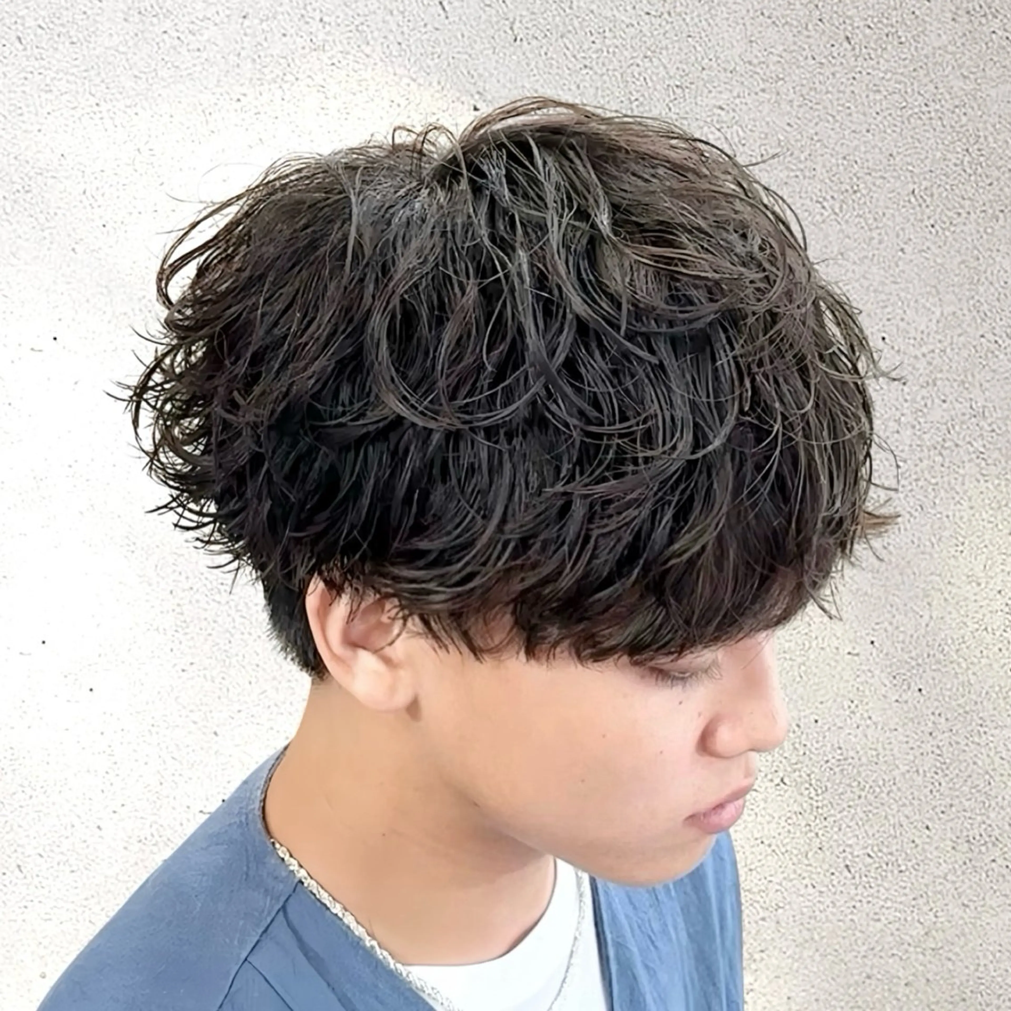 パーマ メンズ メンズパーマ 波巻きパーマ メンズパーマ/新宿/ サイカショウイチのヘアスタイル