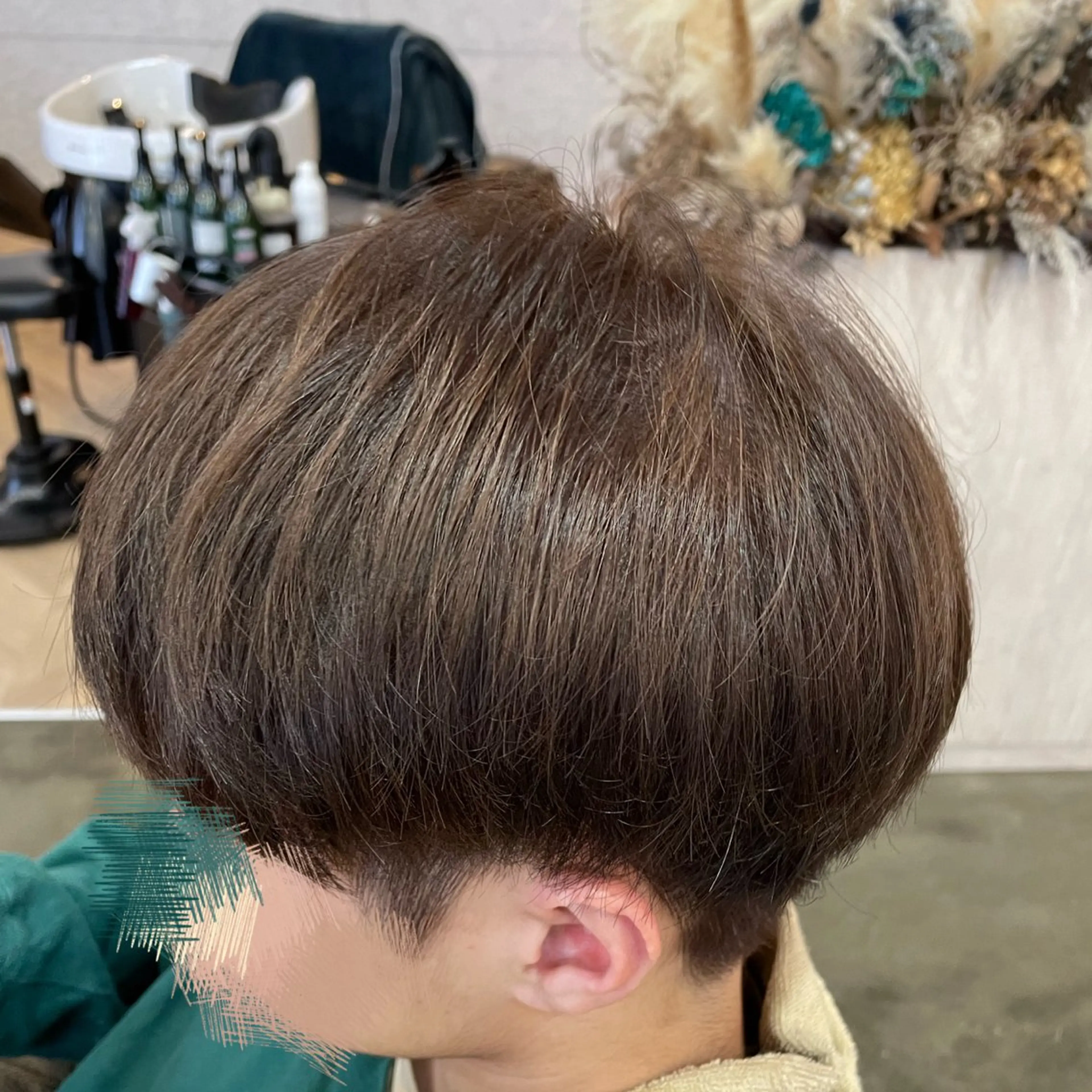 カラー メンズ カット ヘアカラー トリートメント サイトウ アヤナのヘアスタイル