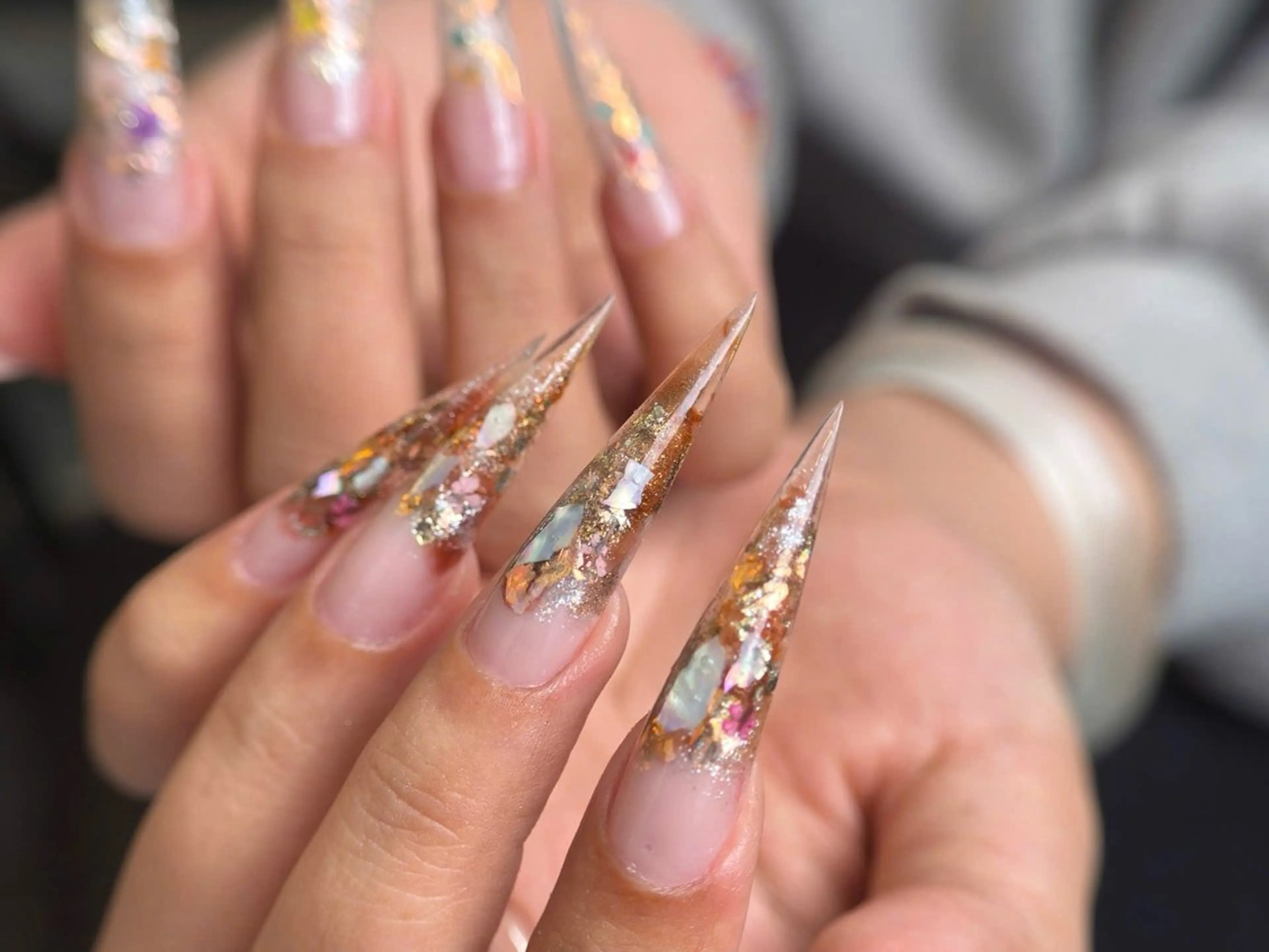 ロング ティキ Pono Nailsのネイルデザイン