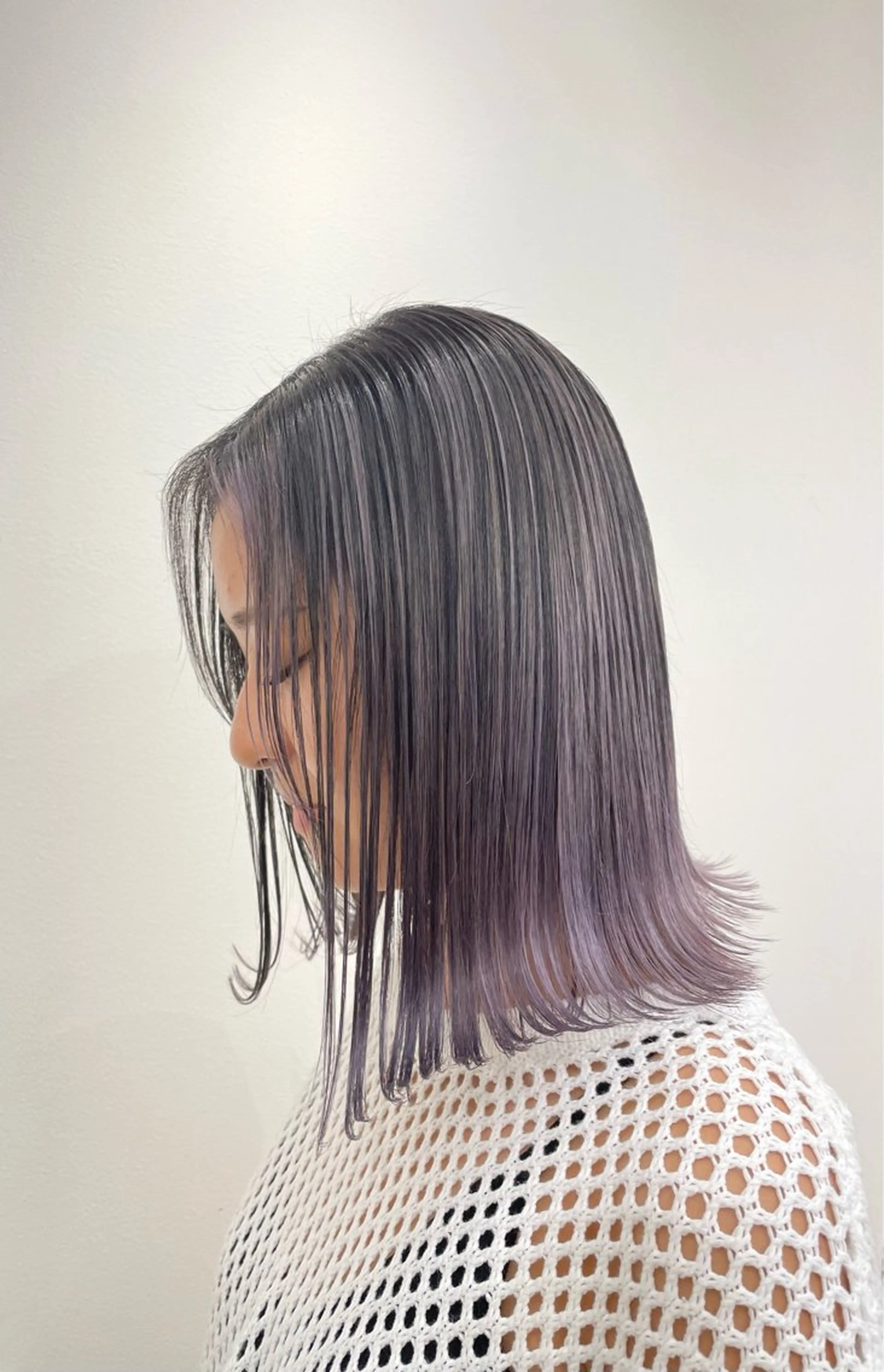 ショート カラー バレイヤージュ レイヤーカット ブリーチ👩‍🦳/ ‪✂︎MANAMIのヘアスタイル