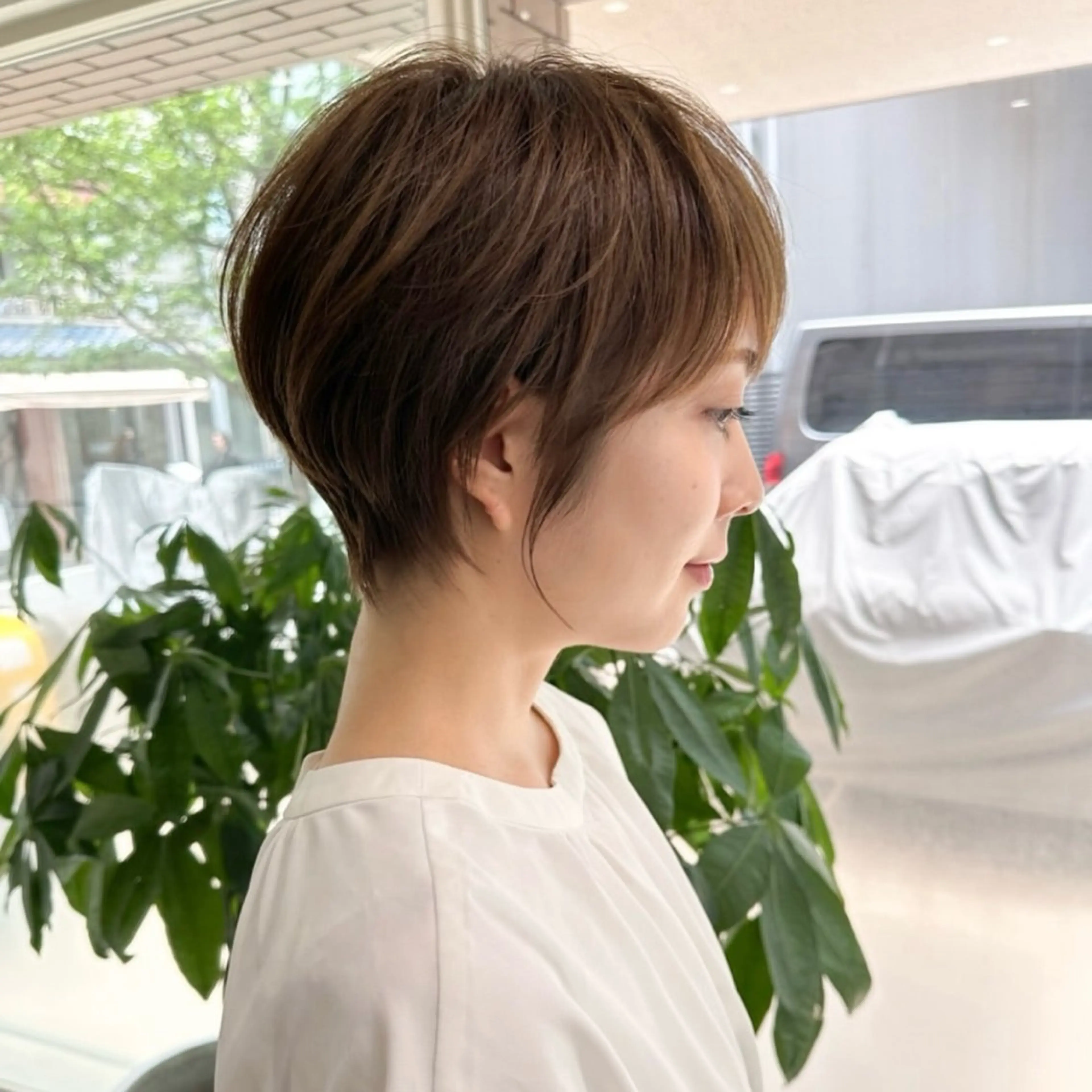 ショート 艶カラー/ヘアセット 着付け　ふうか　渋谷のヘアスタイル