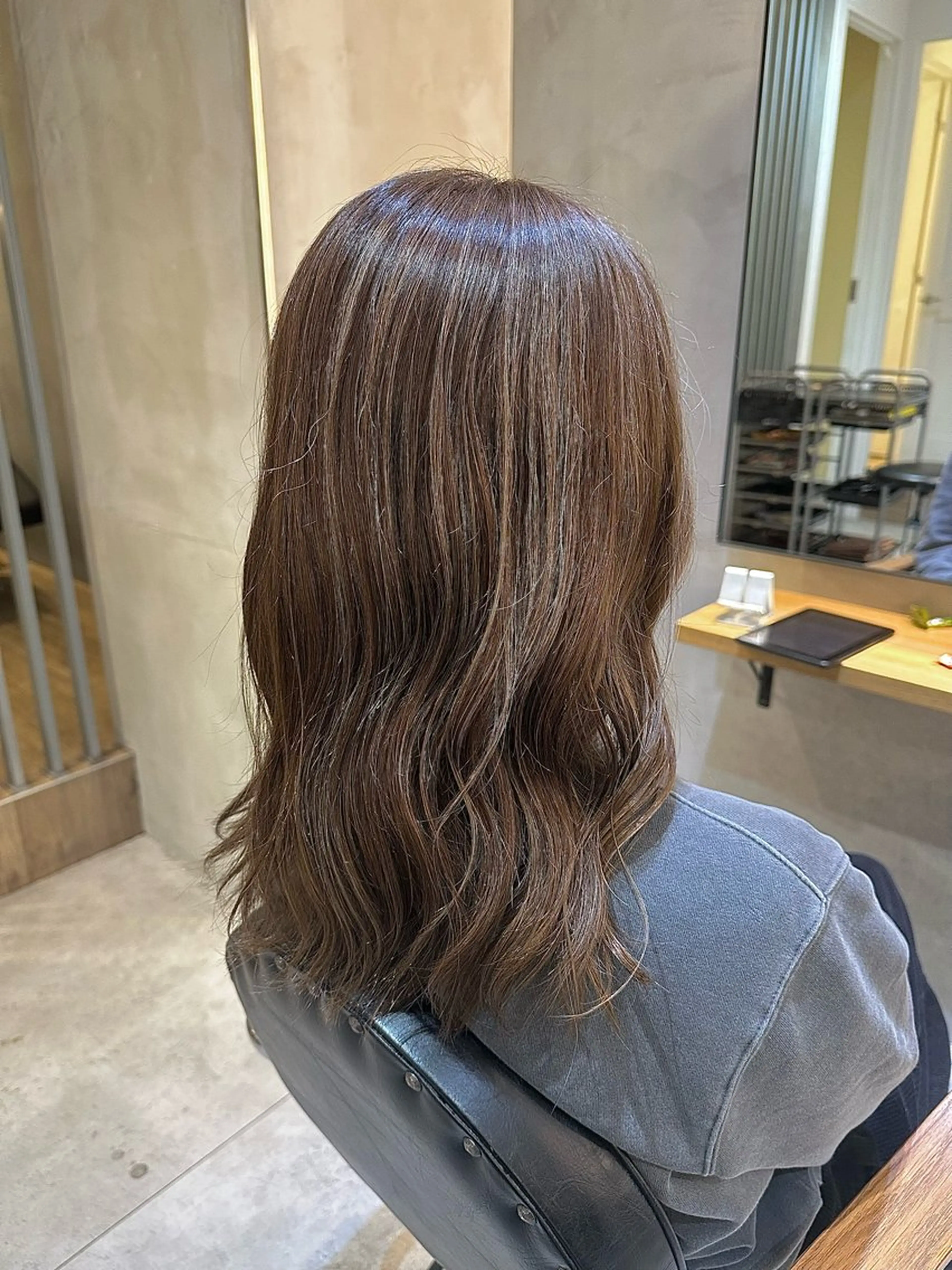 セミロング カラー 🪞個室サロン/韓国 艶髪/keito🪞のヘアスタイル