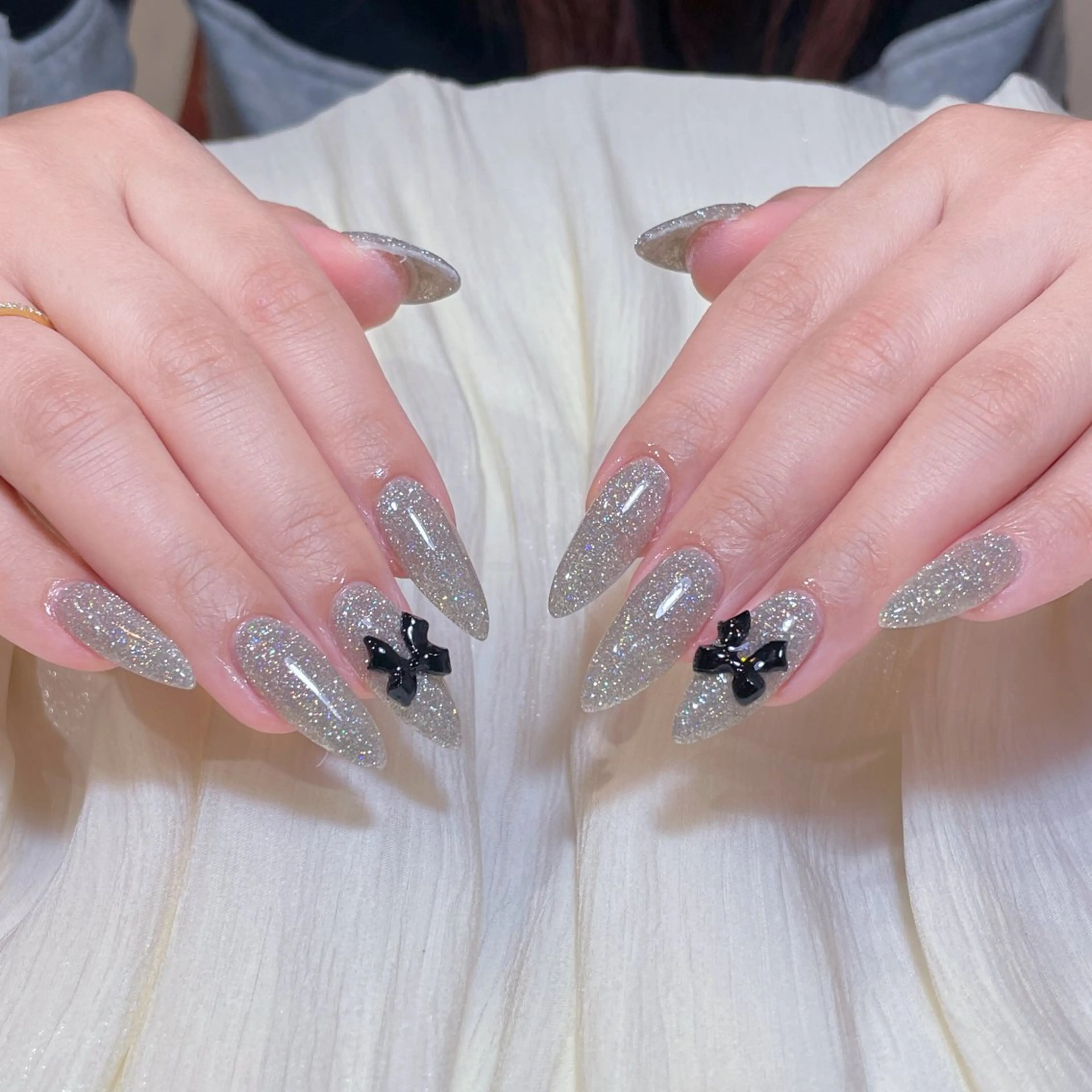 🎀初回ソフジェルオフ無料🎀【hand】ワンカラーパーツ2個の写真