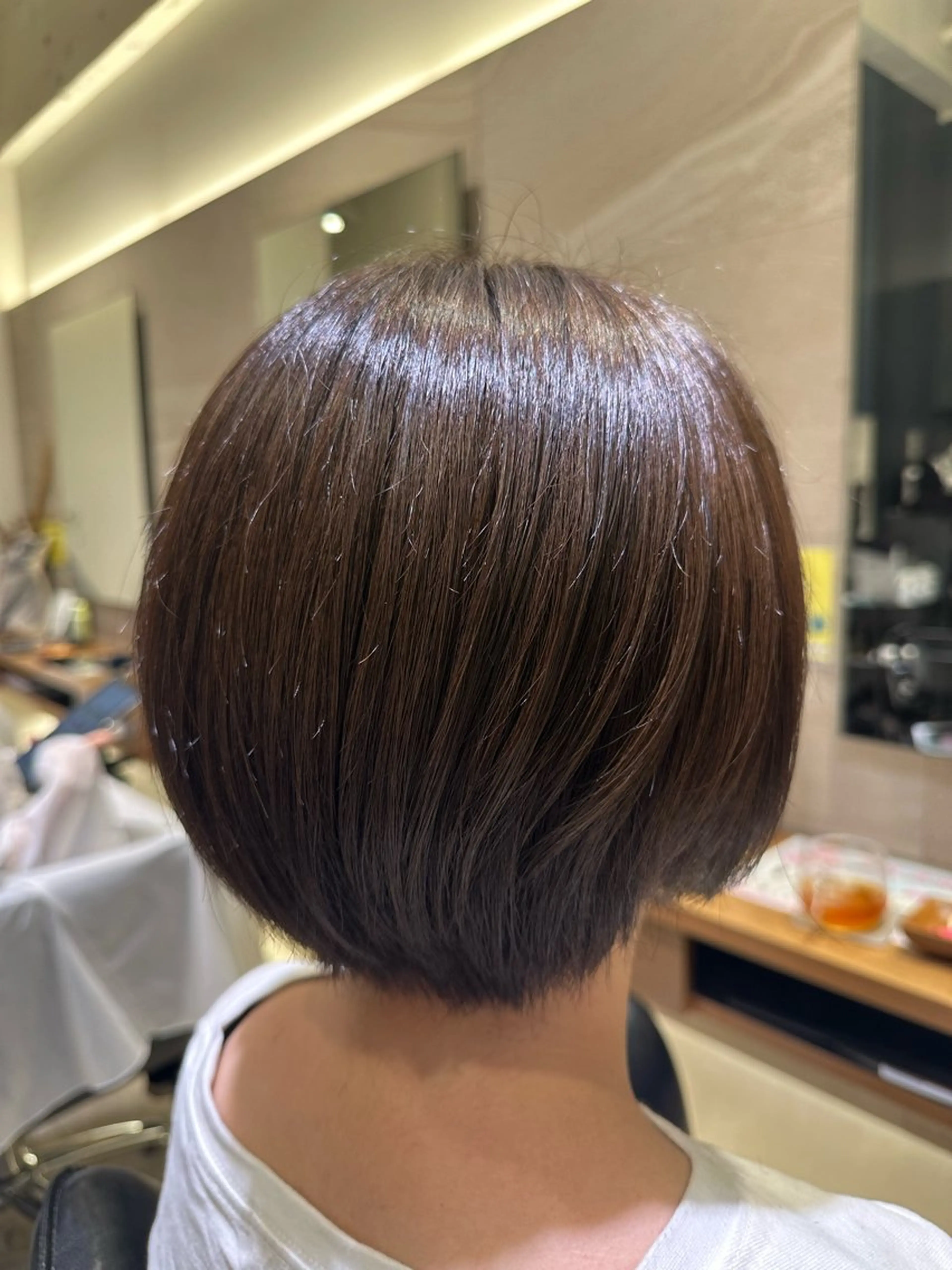 ショート hum立川 水野由香のヘアスタイル