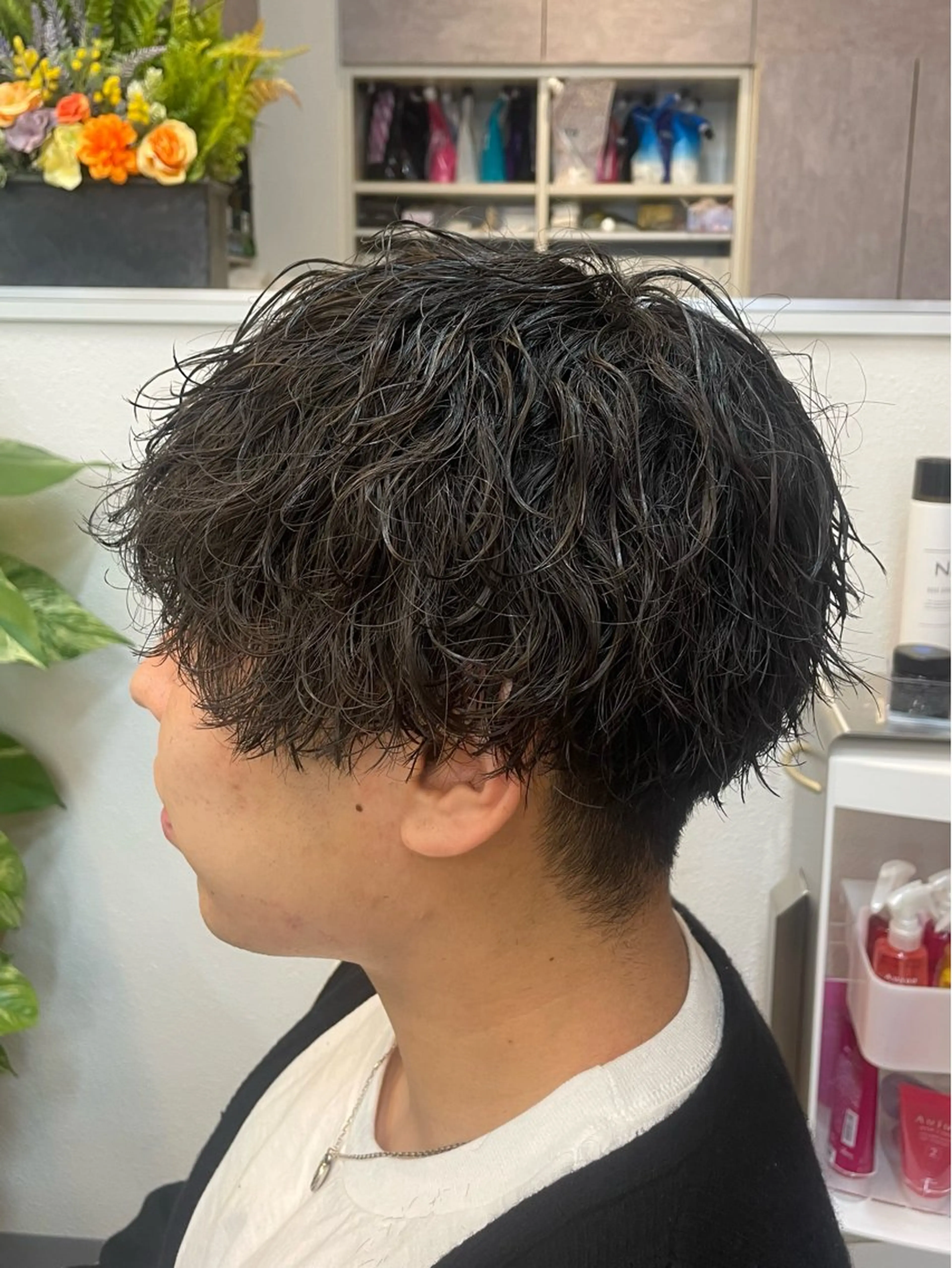 メンズ カット パーマ Snowdrop高円 寺【店長】山道のヘアスタイル