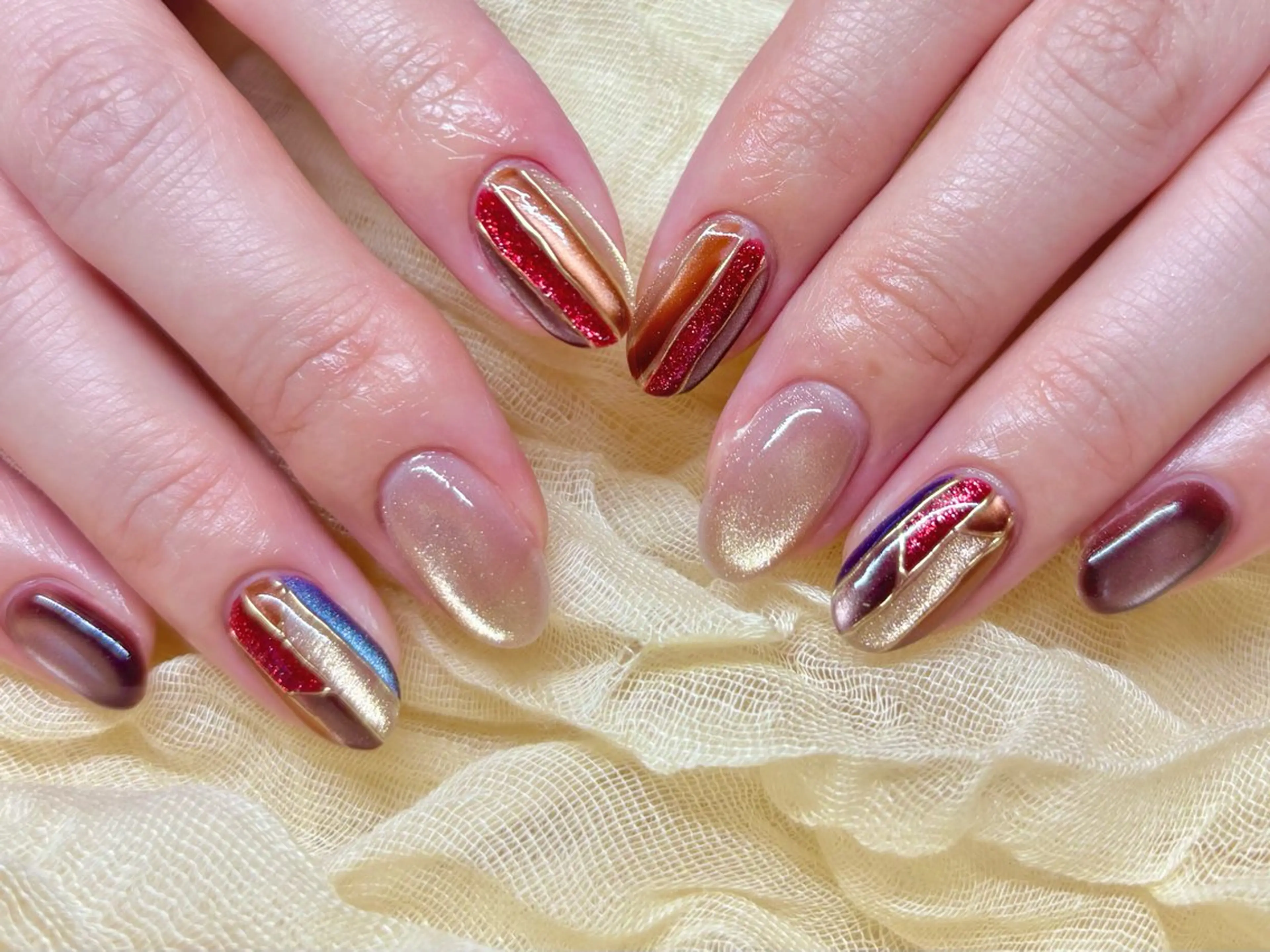 ネイル ハンドネイル yurina ☆のネイルデザイン