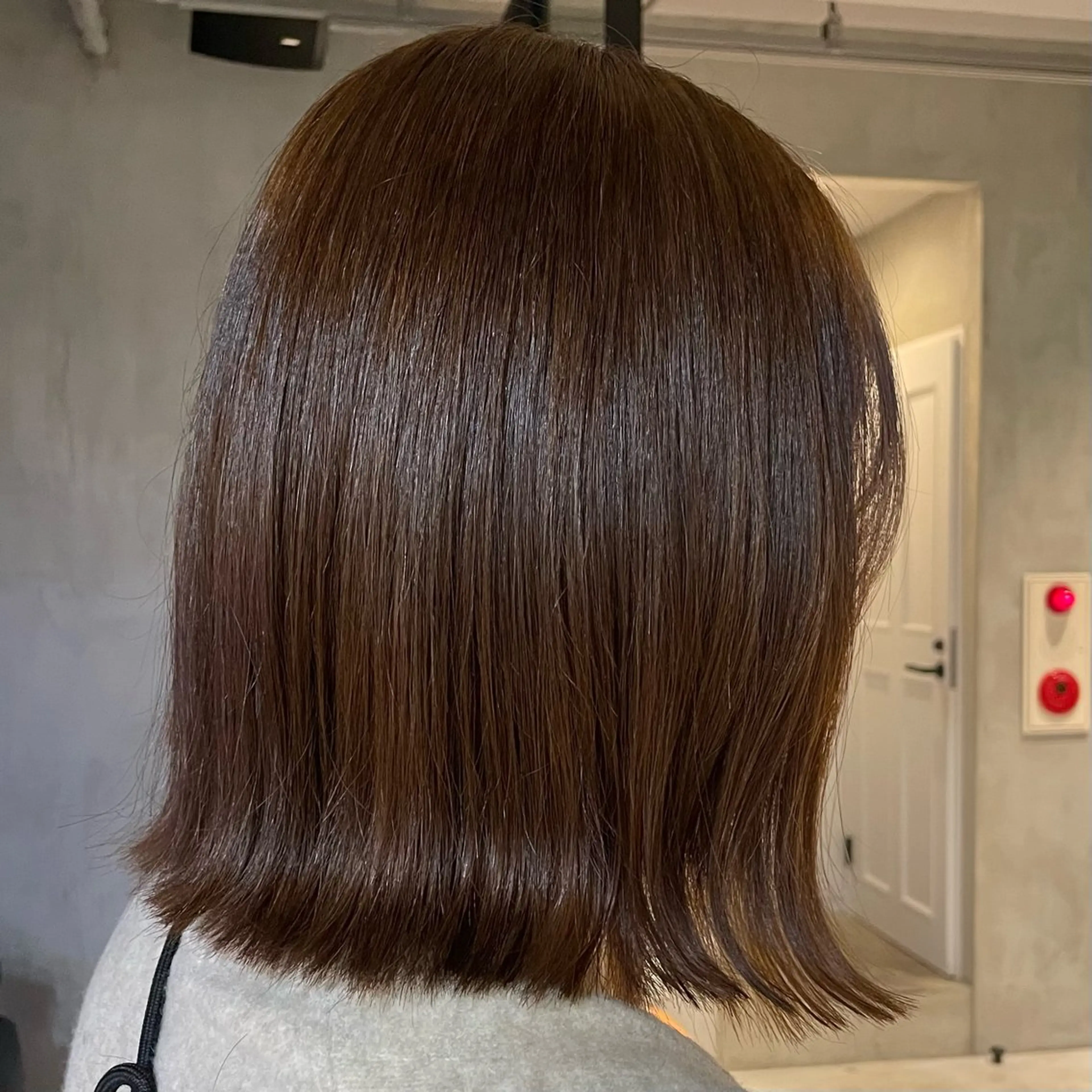 ミディアム カラー ブラウンカラー ひなた / elima調布のヘアスタイル