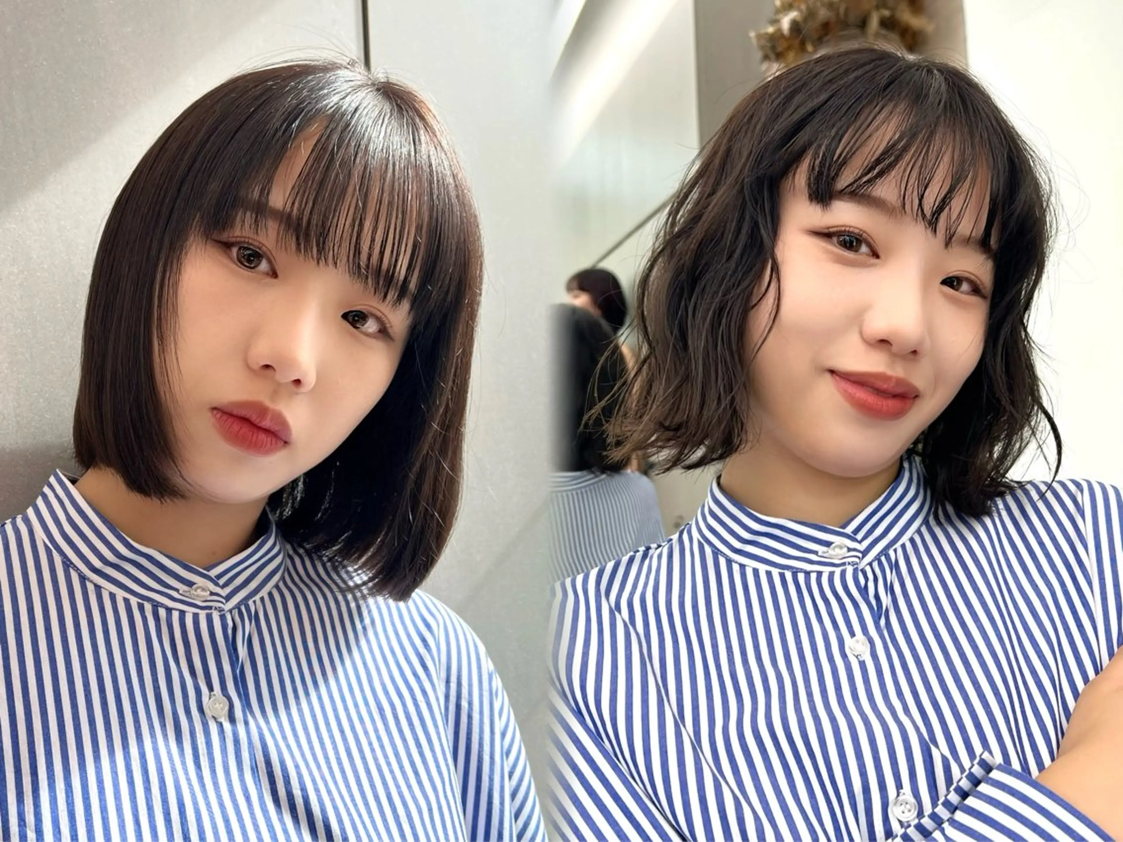 ミディアム ボブ カット 宮嶋 蓮のヘアスタイル