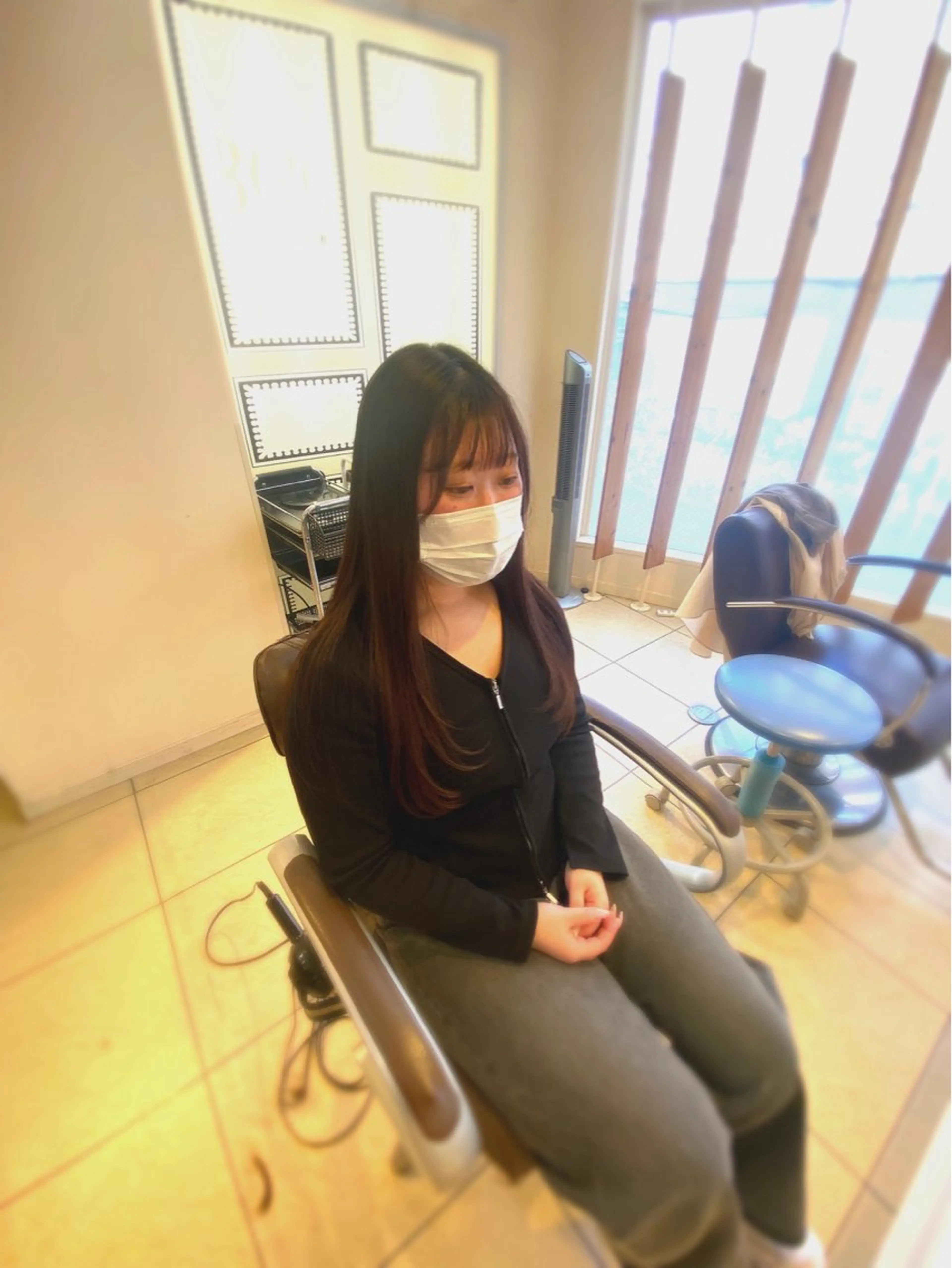 ロング レイヤーカット 青山 光のヘアスタイル