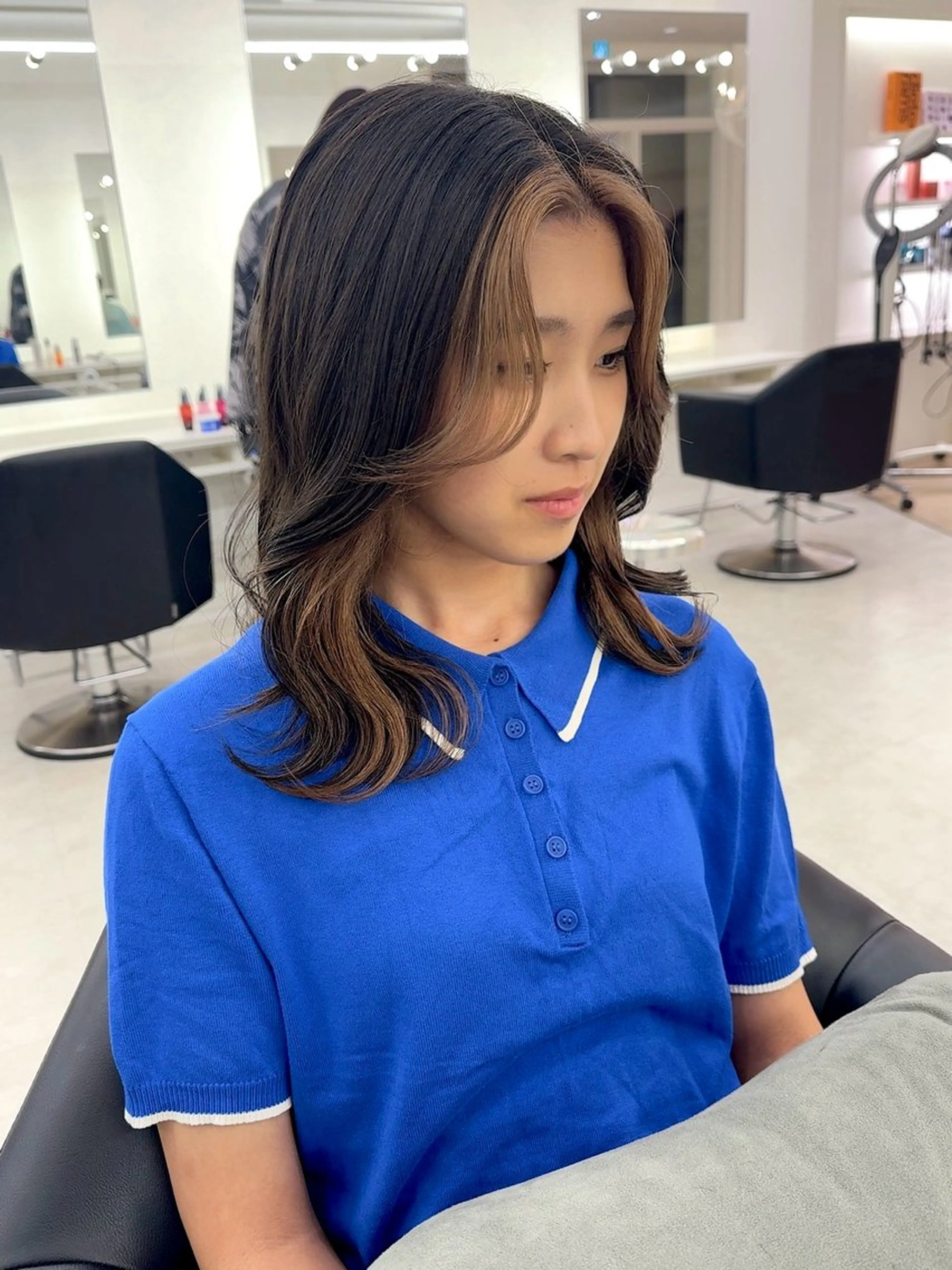 ロング カラー ヘアカラー ♡ParveMix NANO♡のヘアスタイル