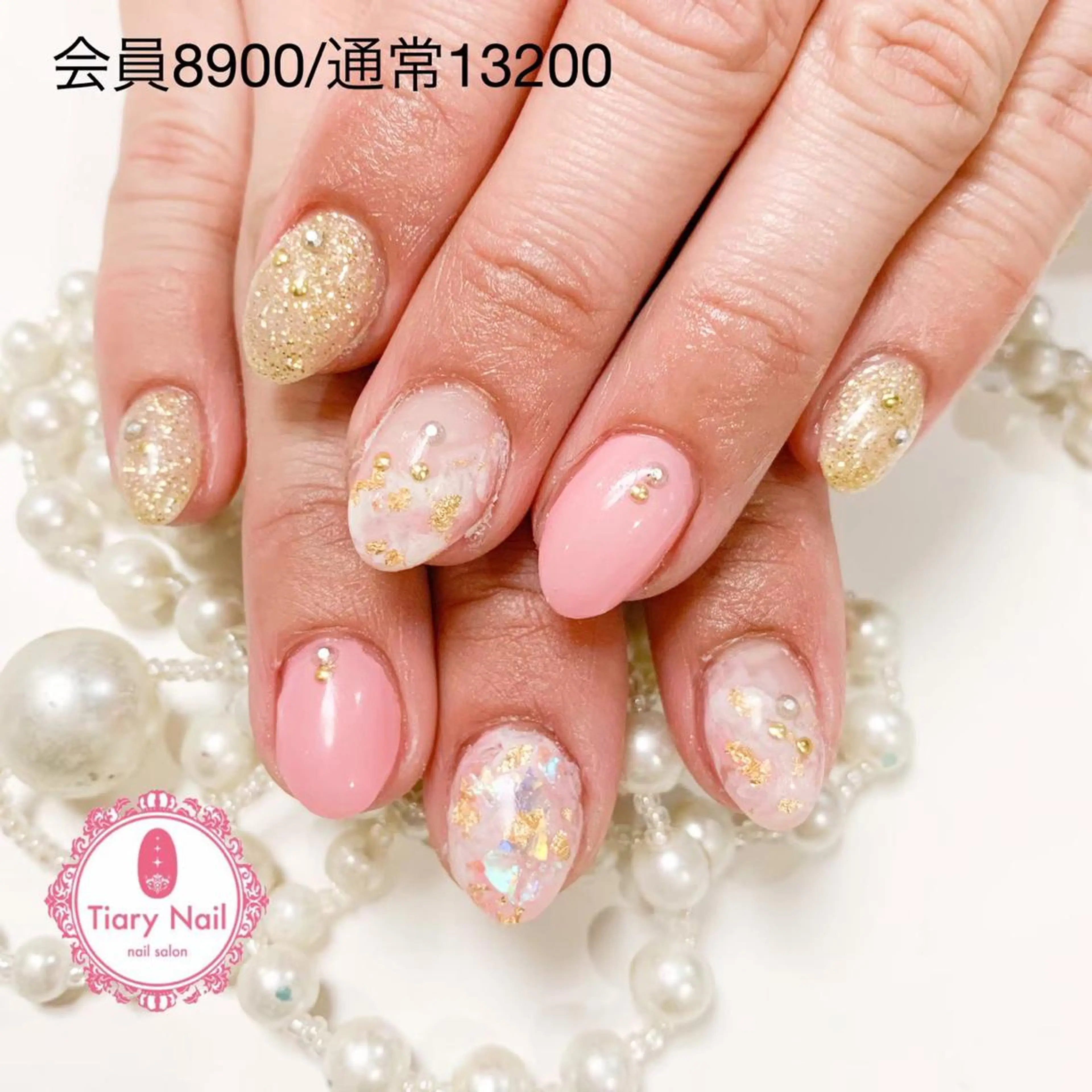 ネイル 💗🪽Tiary Nail🪽💗のネイルデザイン