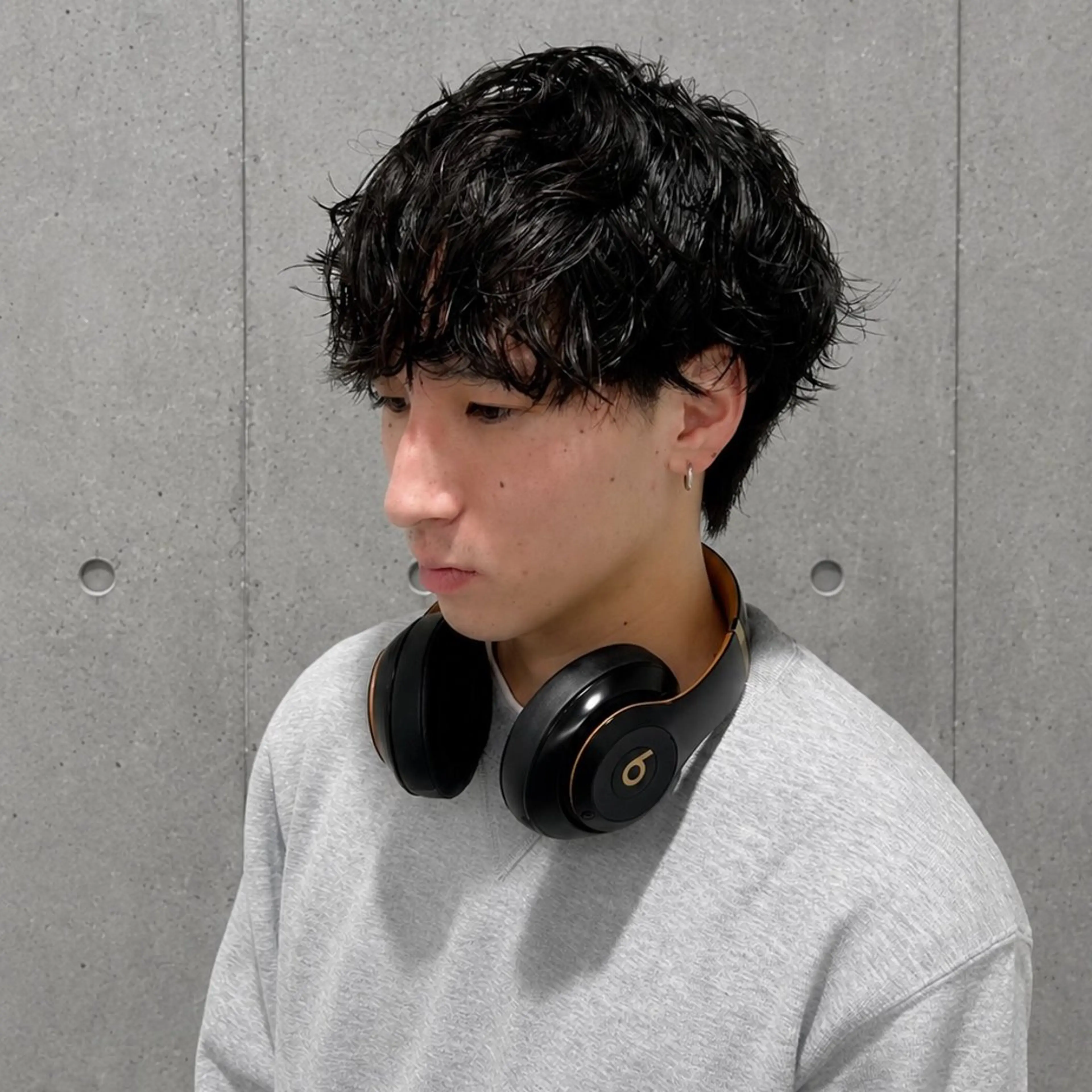 【メンズ限定🔥】カット+シャドウパーマ+毛髪補修トリートメント+ヘアセットの写真