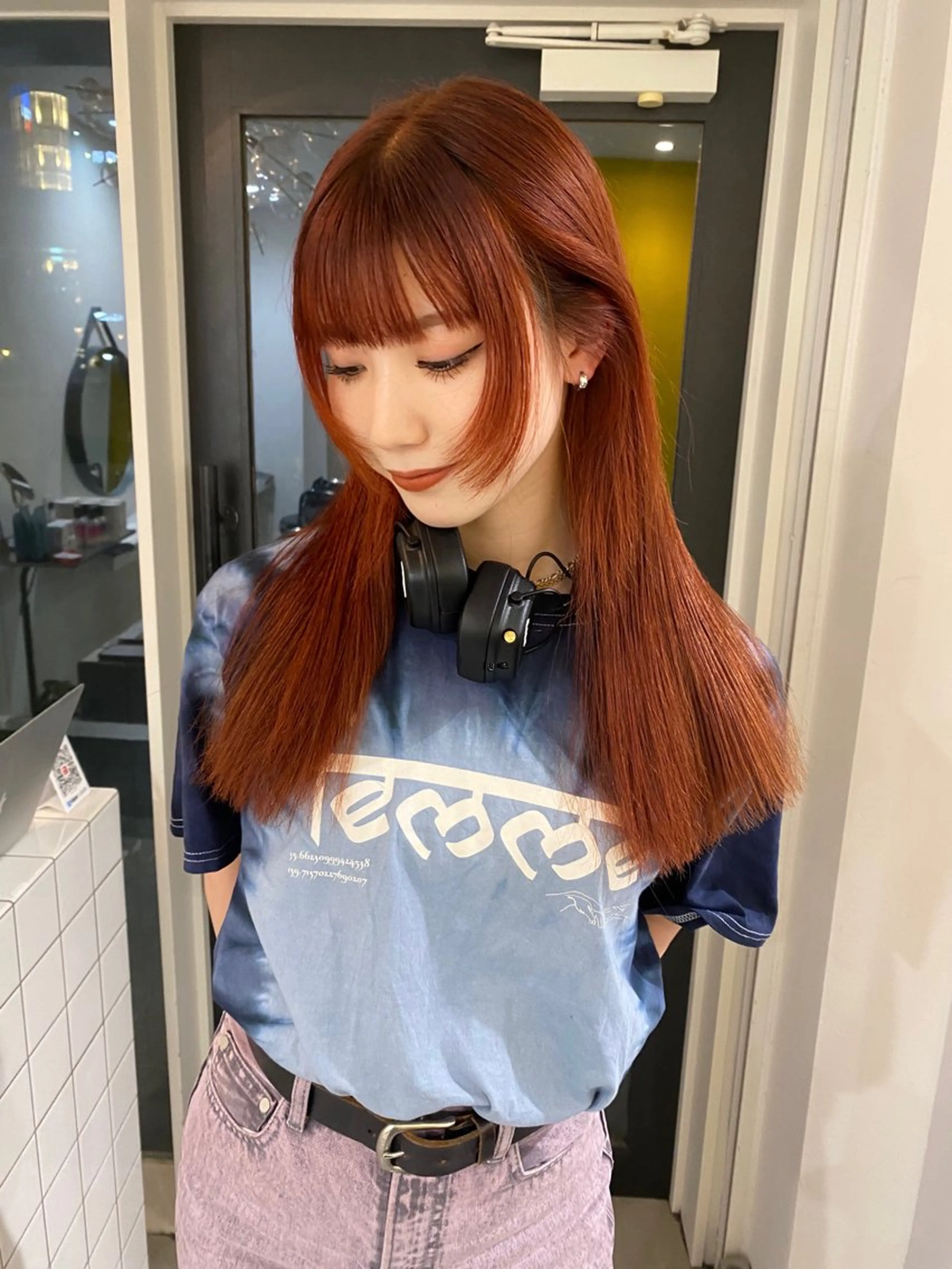 カラー 室屋 鈴音のヘアスタイル