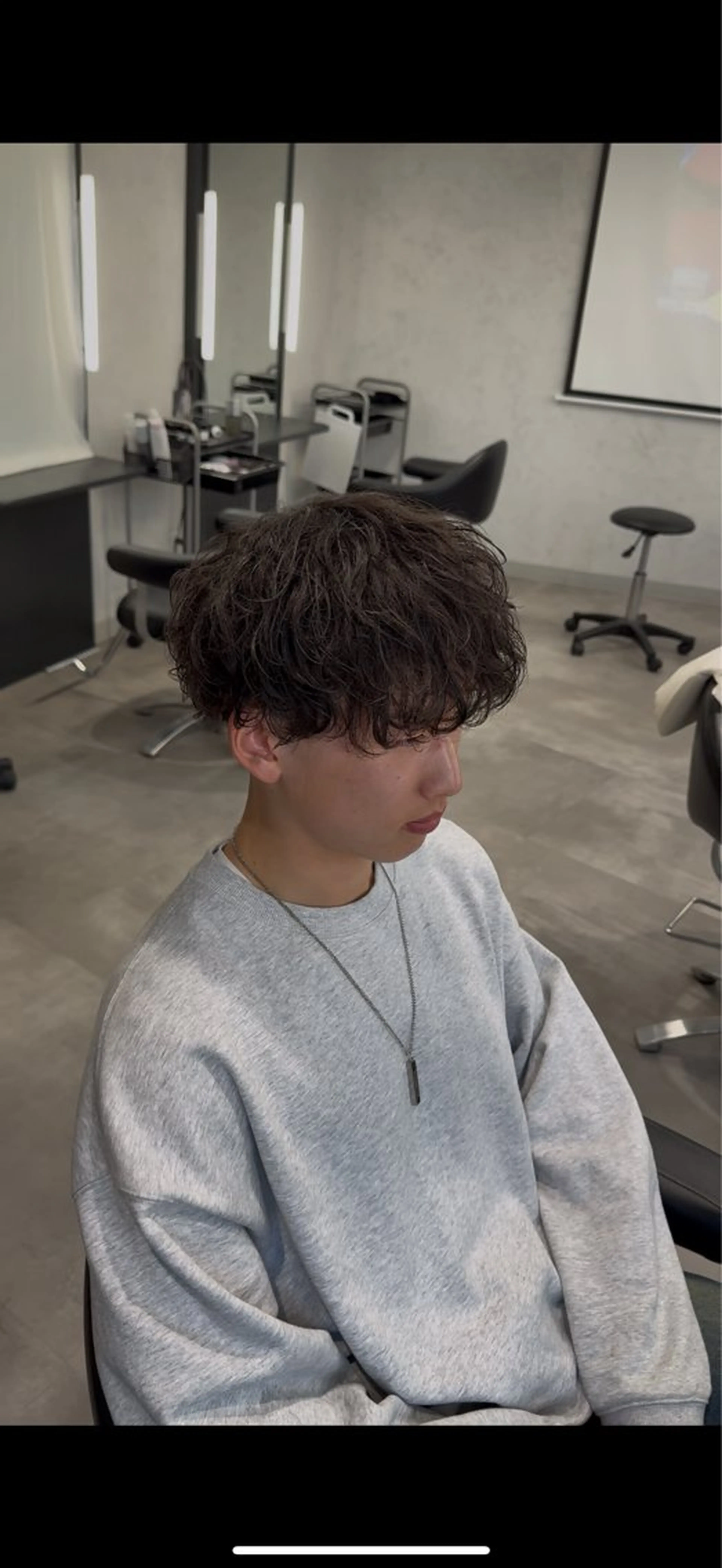 ショート カット パーマ 高橋 昂大のヘアスタイル