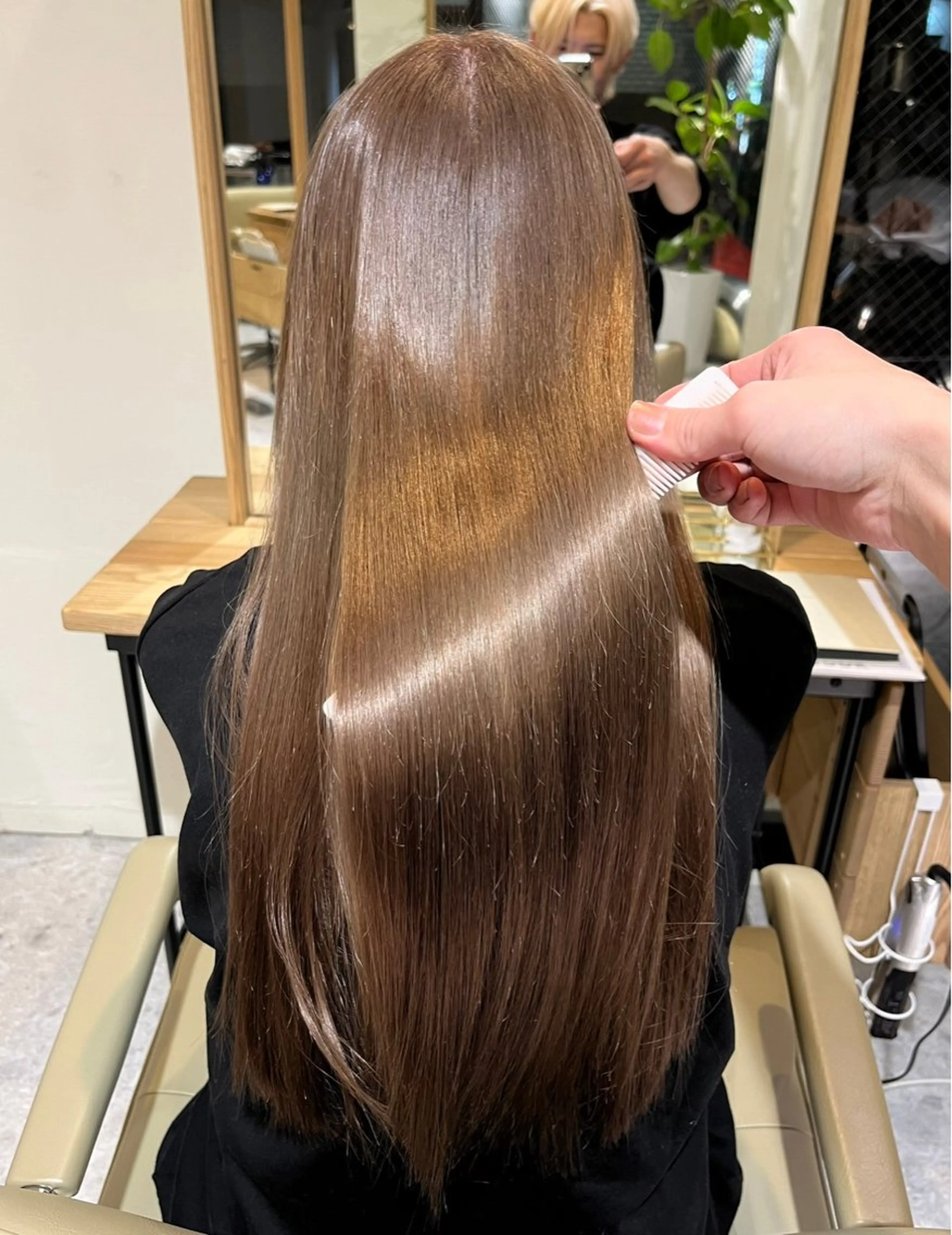 ロング カラー カット ヘアカラー カットモデル募集 島崎　凌のヘアスタイル