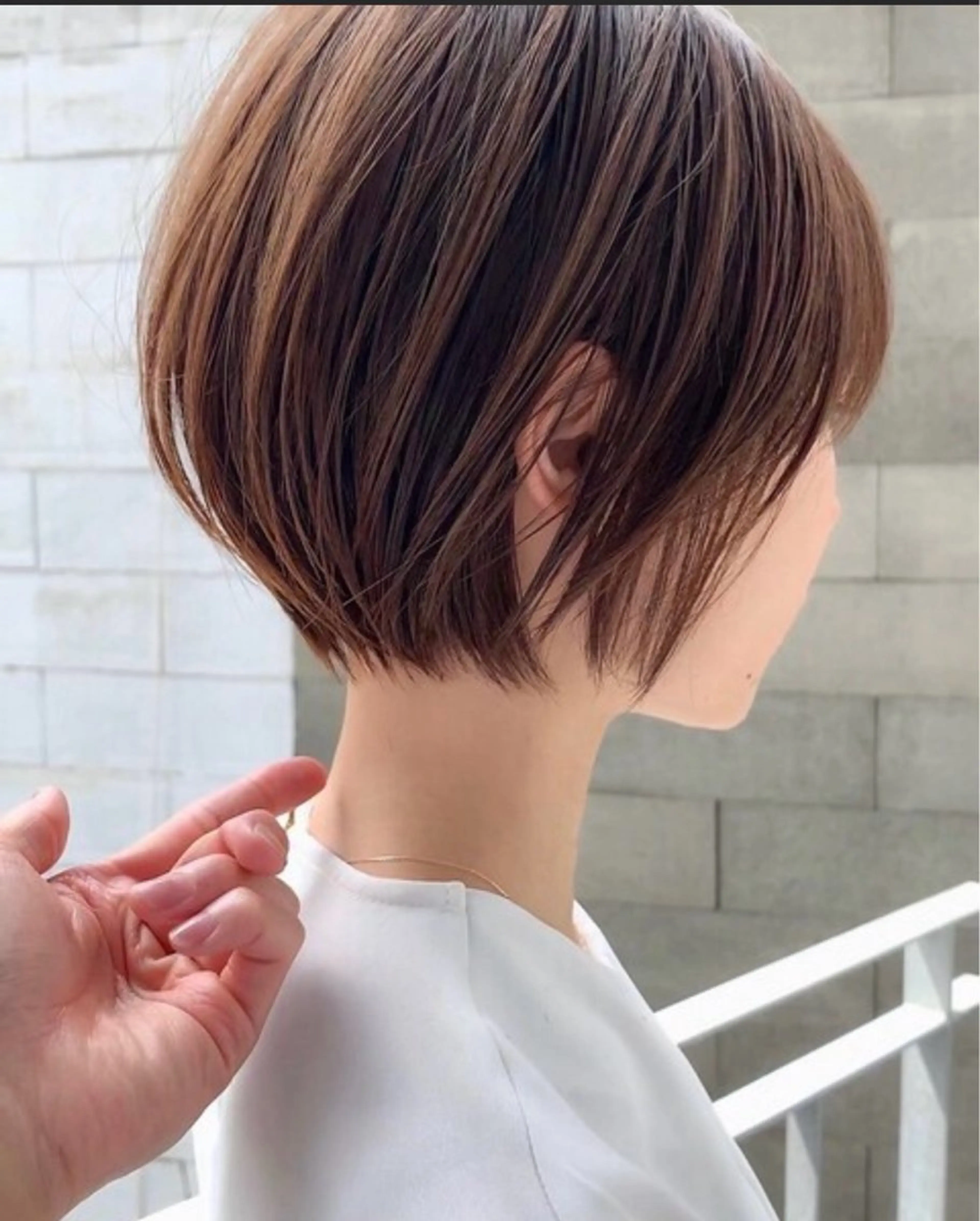 ショート 山口拓海 【顔周り小顔カット】のヘアスタイル