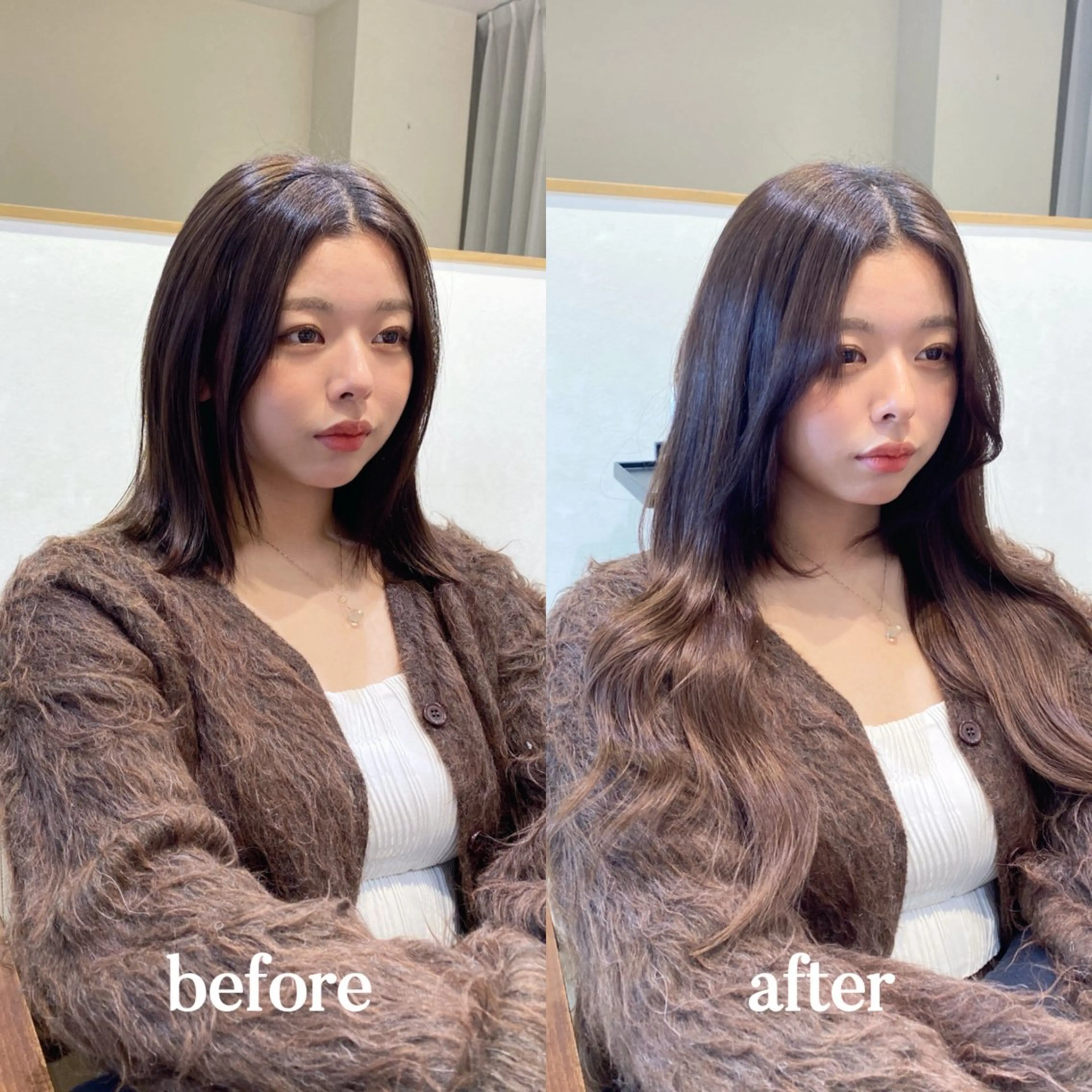 エクステ 𝐲𝐮𝐮𝐦𝐢 エクステ/ 艶カラーのヘアスタイル