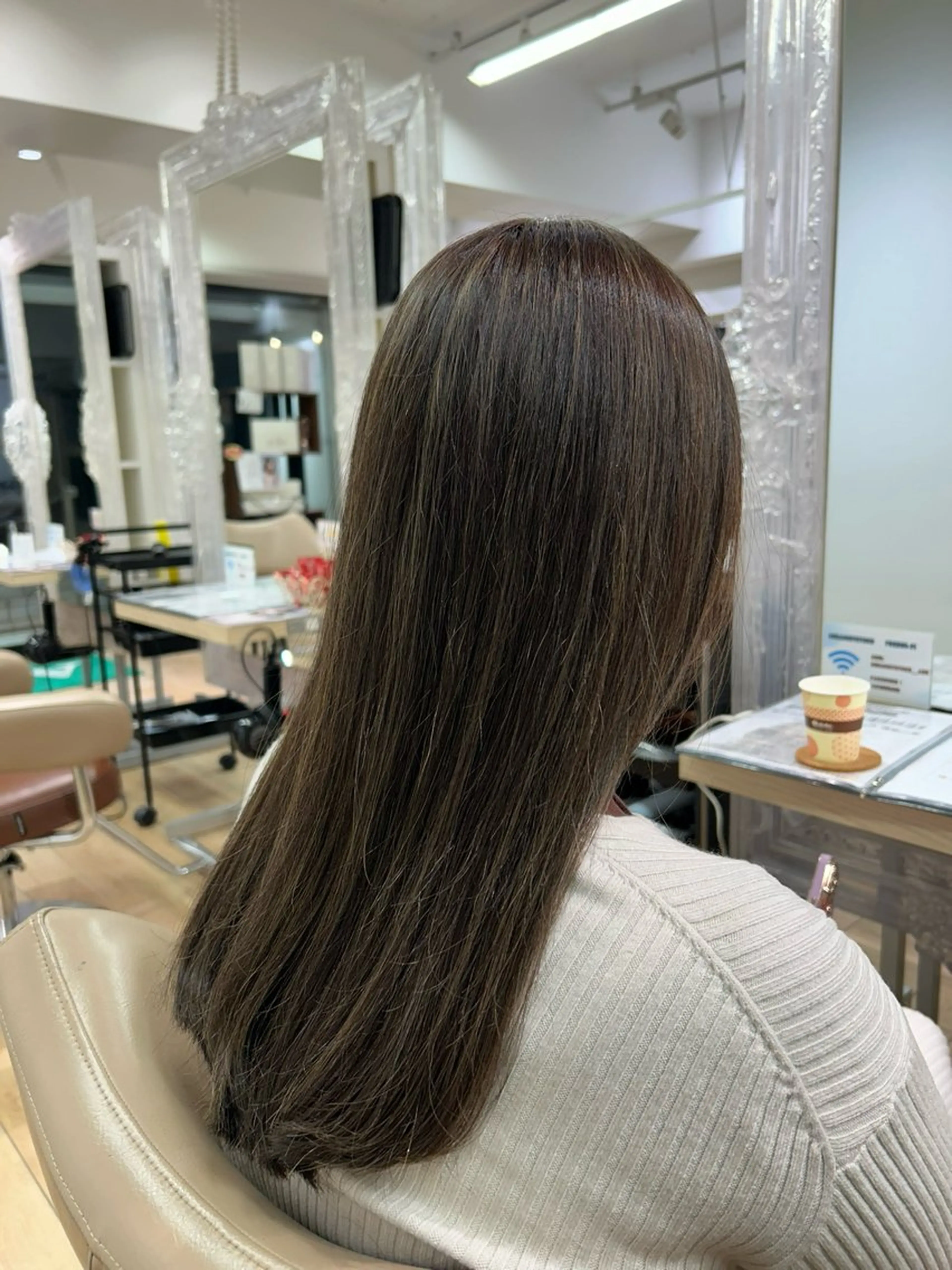 セミロング カラー 渡辺 大輝 メンズパーマのヘアスタイル