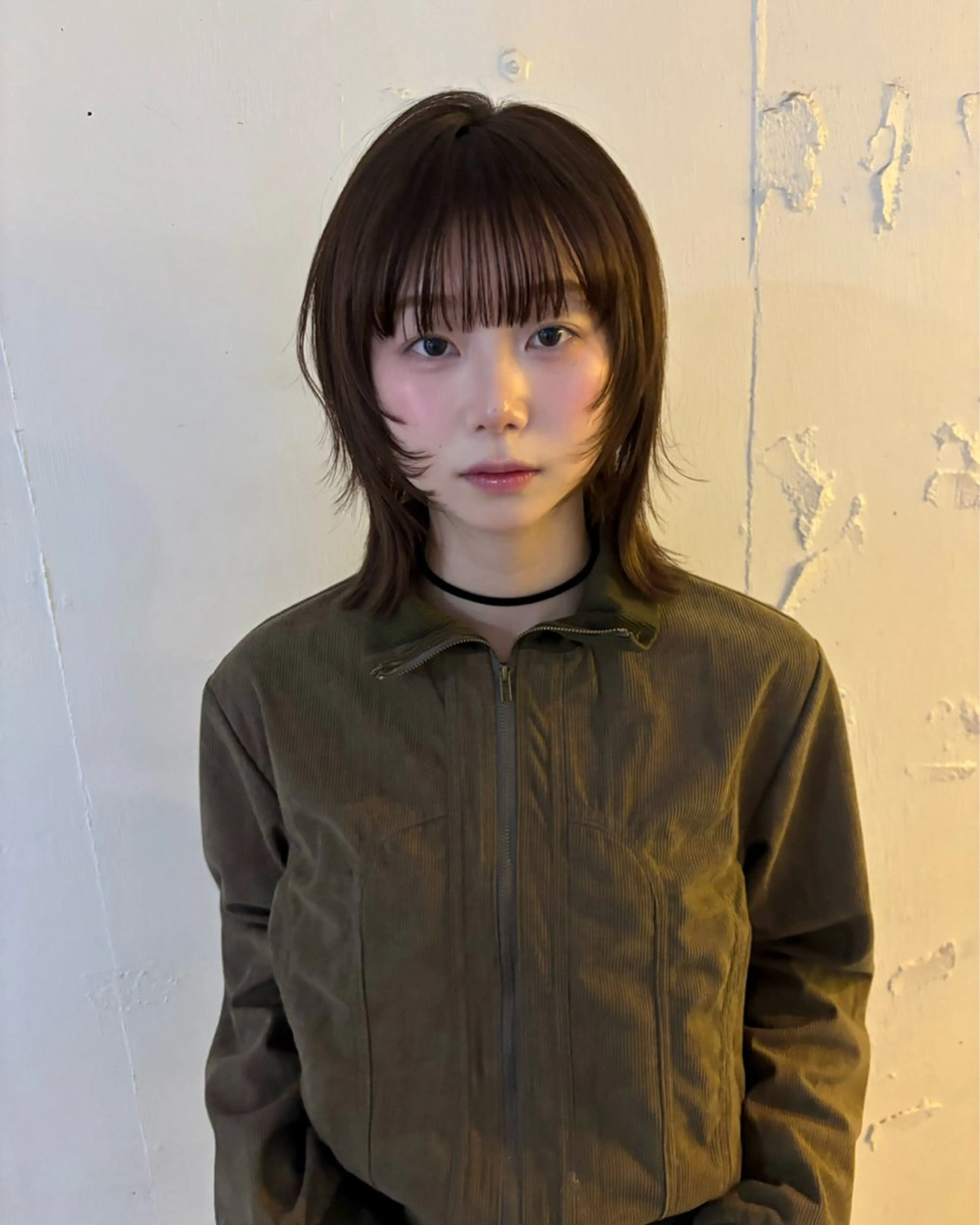 セミロング ヘアカラー 艶髪໒꒱／透明感 カラー🍀_そら🪽のヘアスタイル