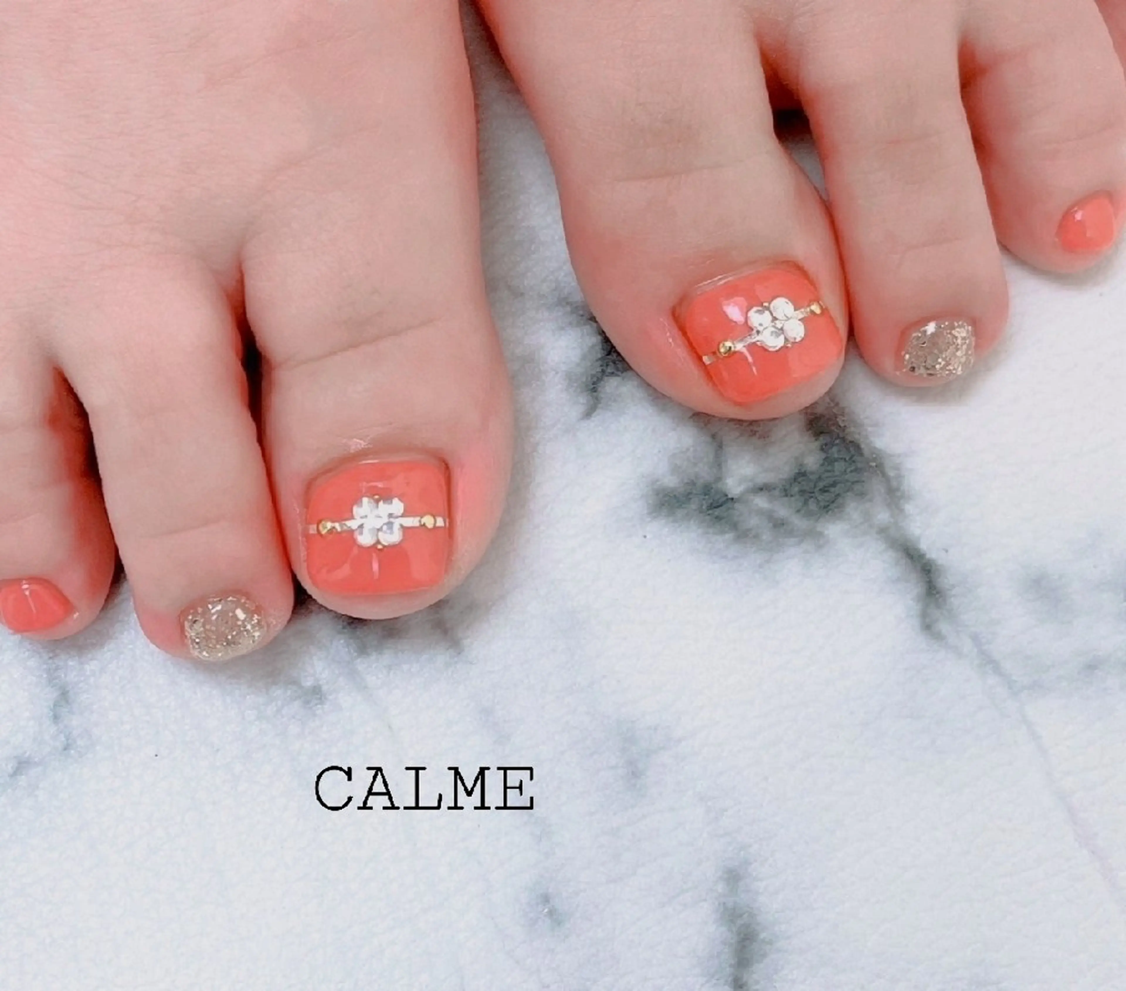 ネイル フットネイル CALME ♡のネイルデザイン
