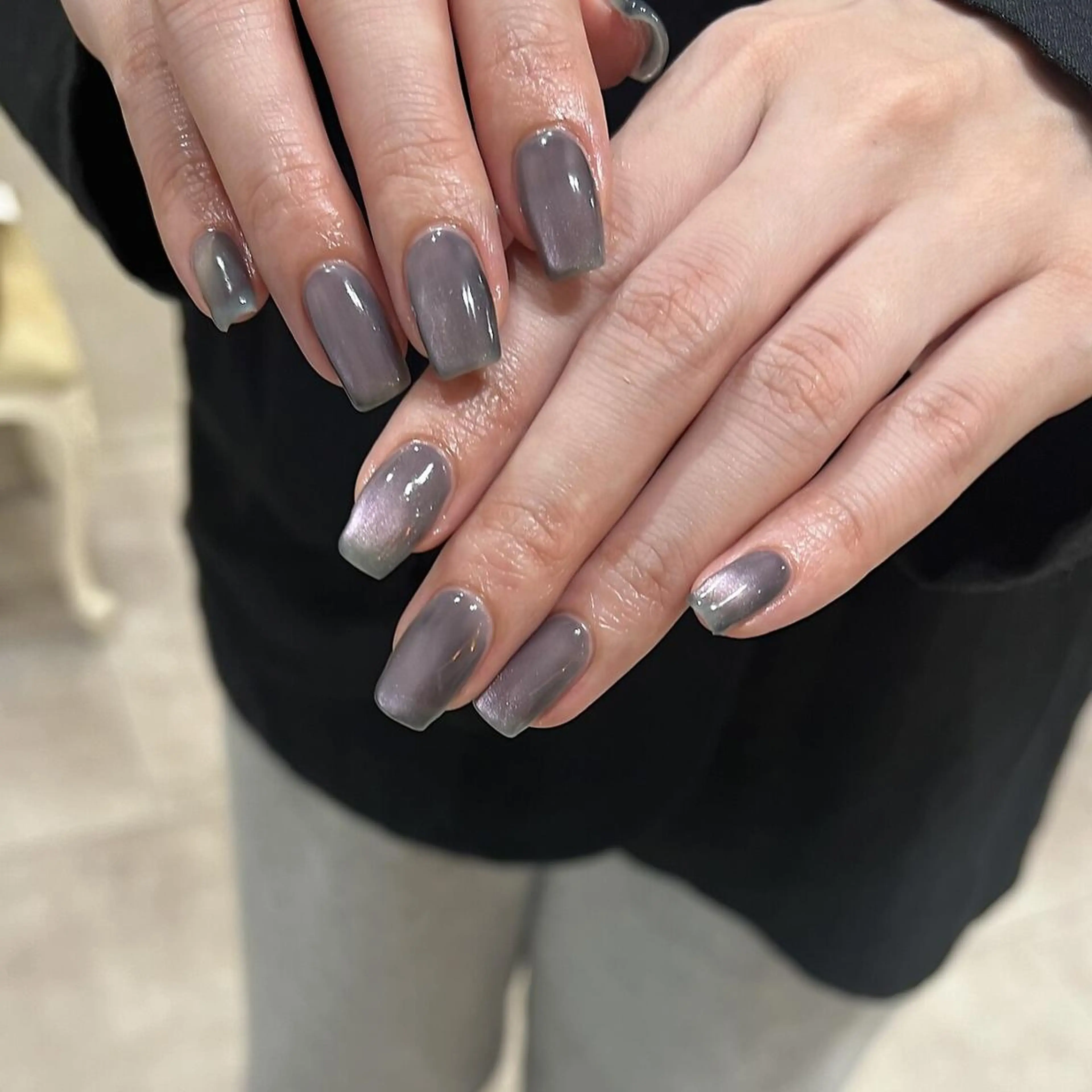 ネイル マグネットネイル シンプルネイル ハンドネイル パラジェル認定サロン N°nail 立川のネイルデザイン