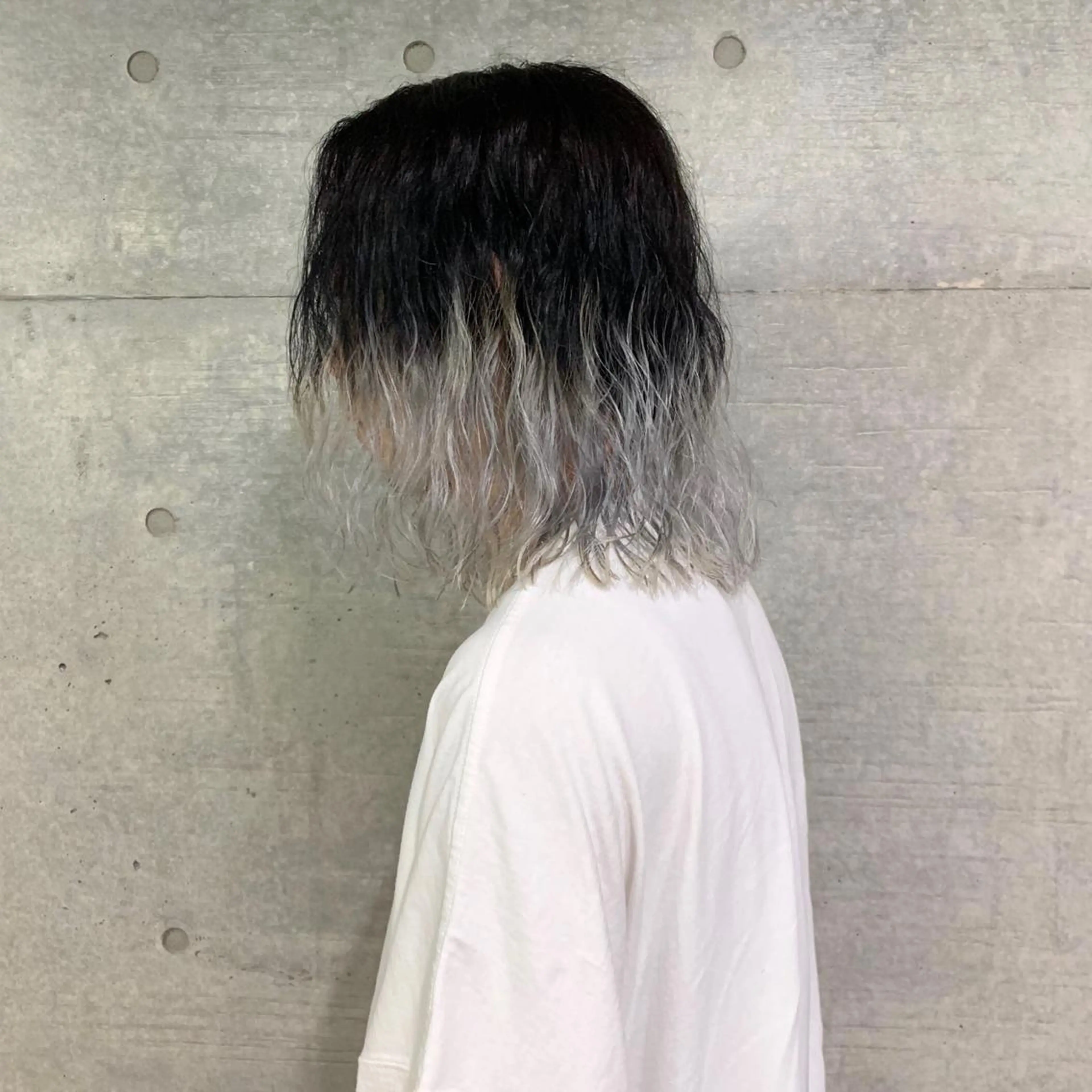 ミディアム カラー ブリーチ ケアブリーチ ダブルカラー グラデーションカラー インナーカラー ヘアカラー トリートメント THE./ブリーチ 透感カラー/髪質改善のヘアスタイル