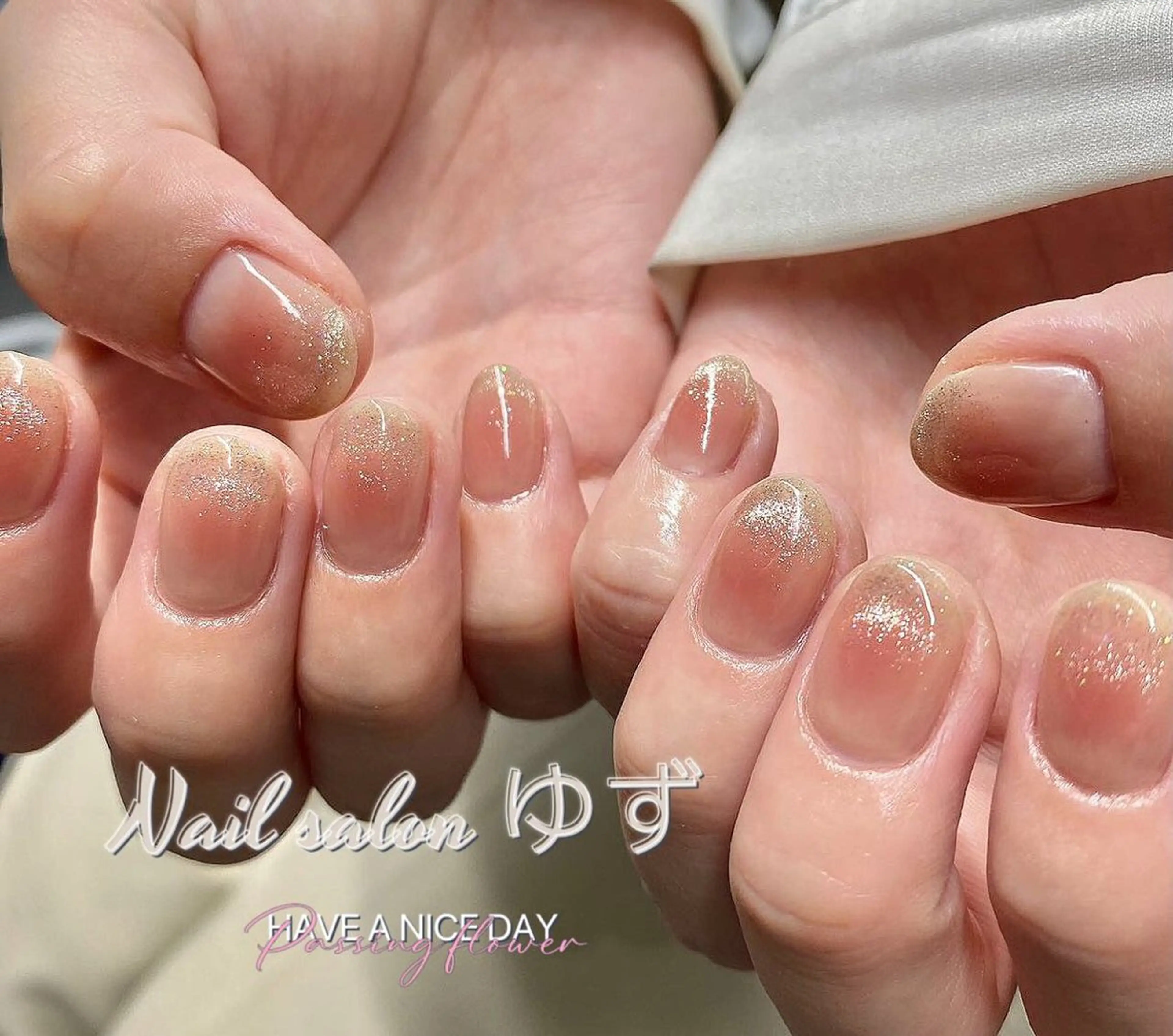 ネイル 長さ出し フットネイル ジェルネイル 韓国ネイル マグネットネイル ゆず- Nail Salonのネイルデザイン