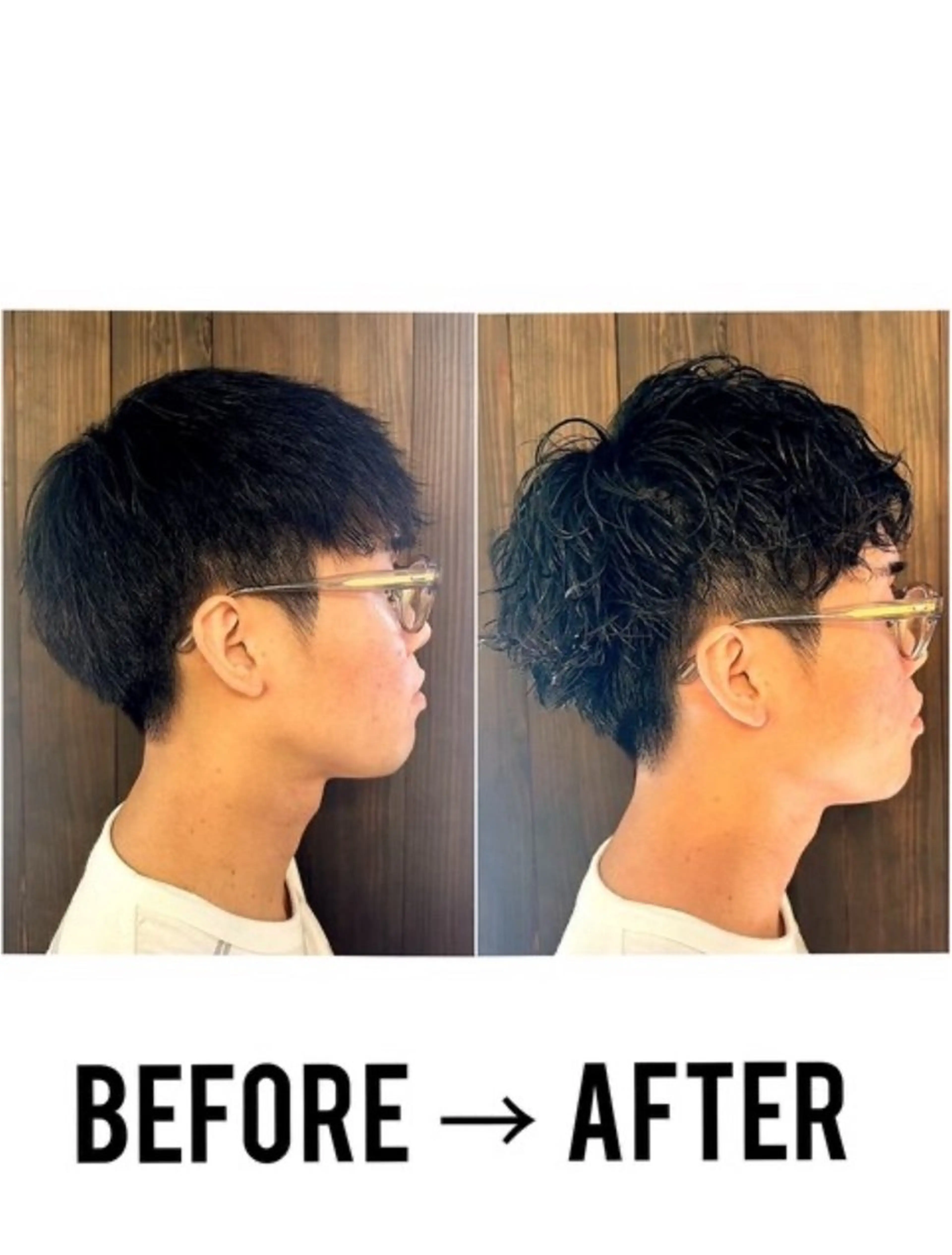 ショート パーマ メンズ カット パーマ ヘッドスパ 早稲田/メンズ専門 /フェード/葛西裕季のヘアスタイル