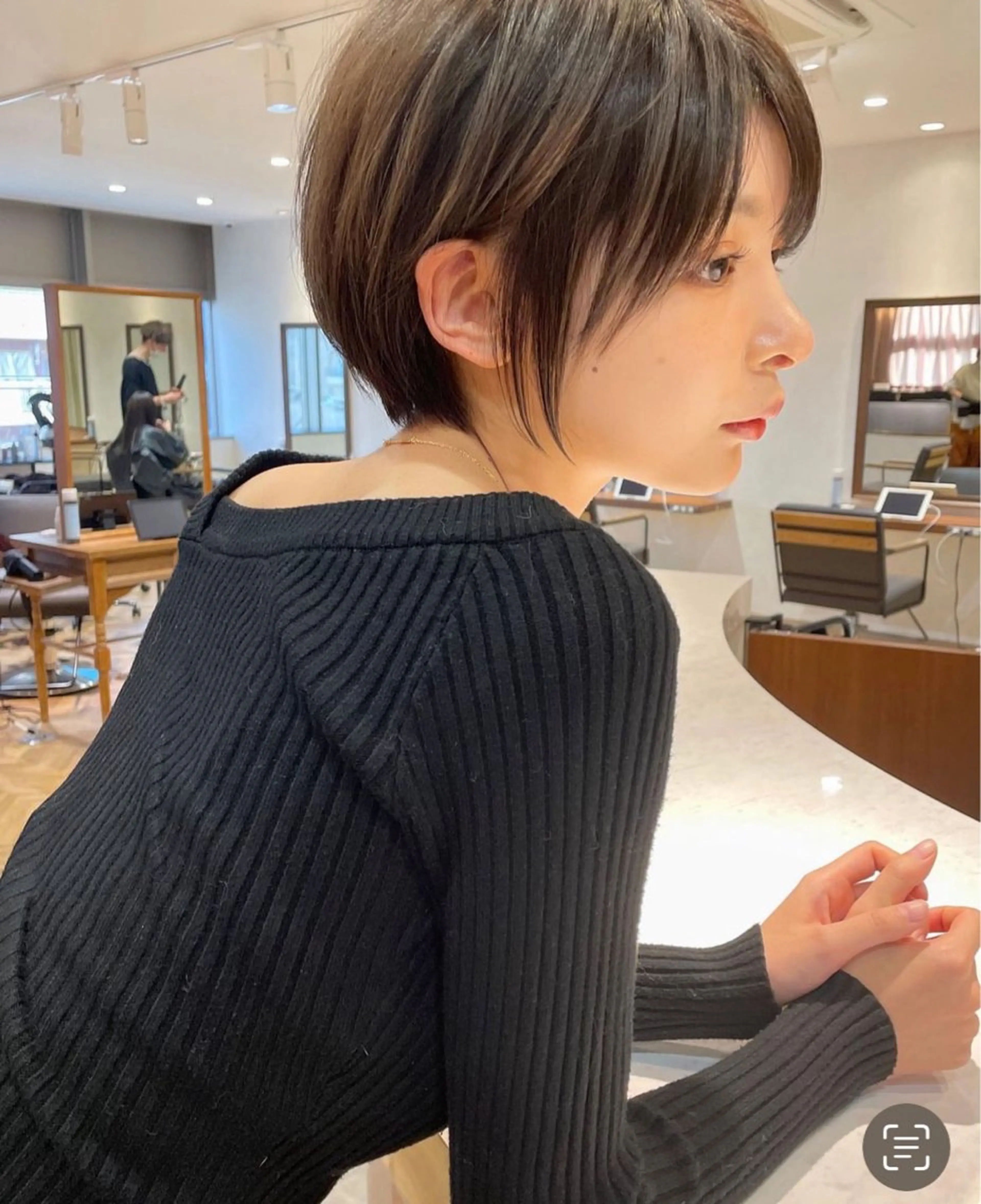 ショート ショートヘア カット トリートメント 透明感カラー　中嶋 将城のヘアスタイル