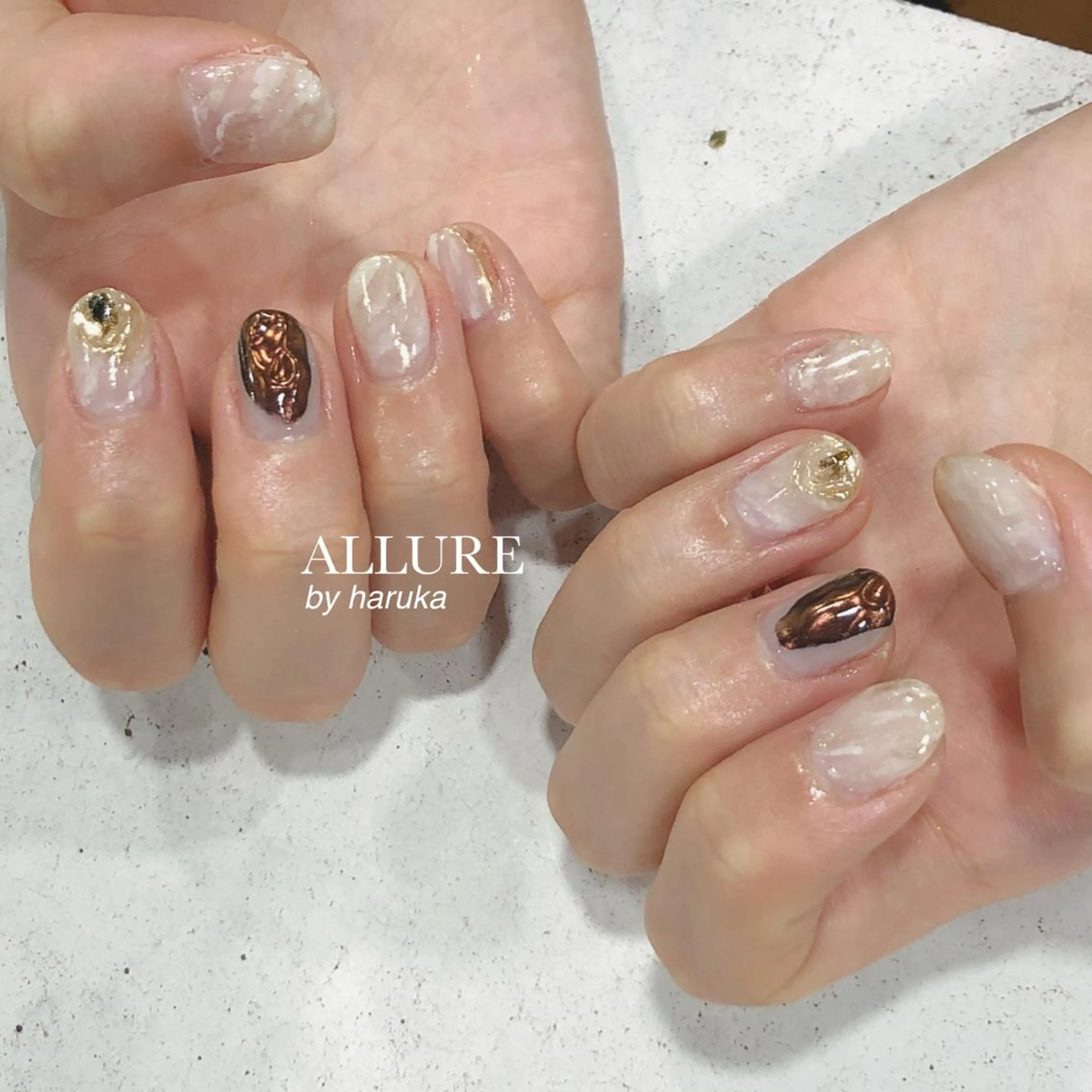 ネイル ハンドネイル Allure小山店 高橋陽香のネイルデザイン