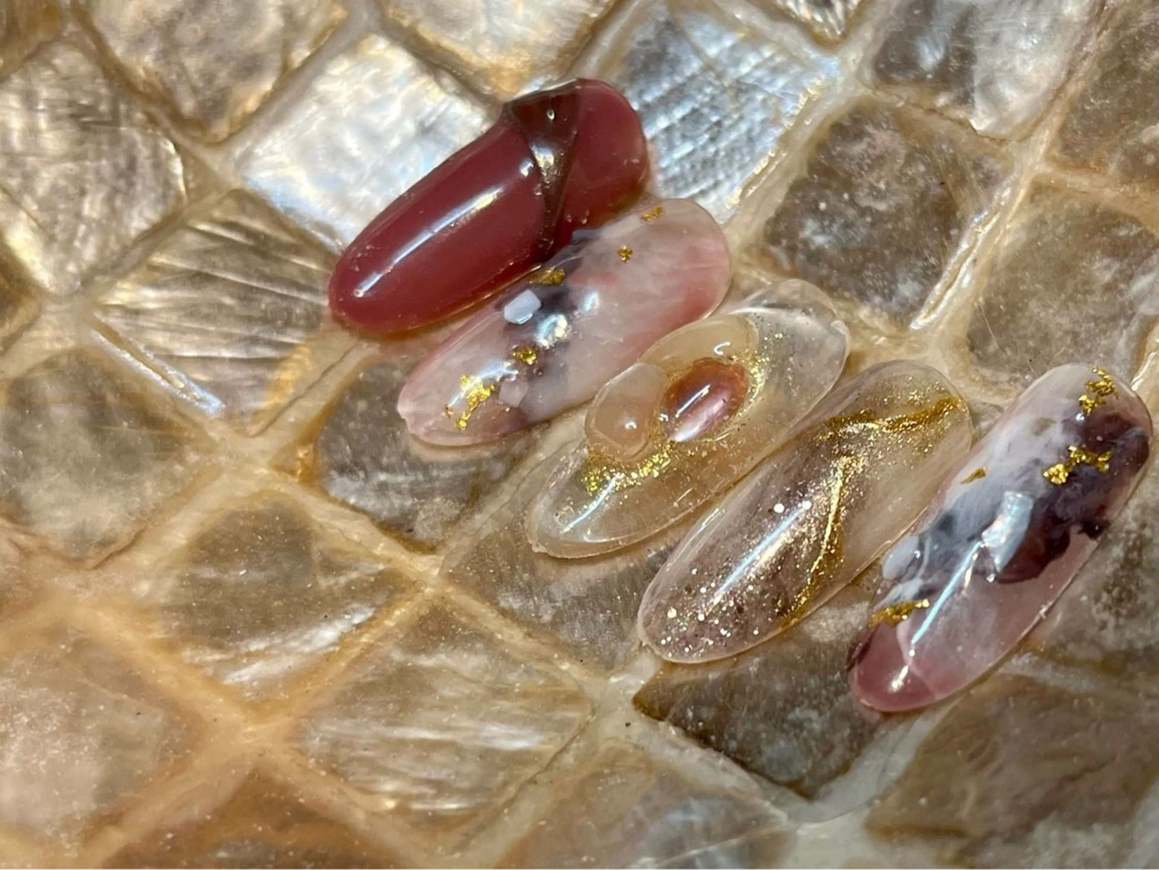 ネイル キラキラネイル ニュアンスネイル Nagashima sanaのネイルデザイン