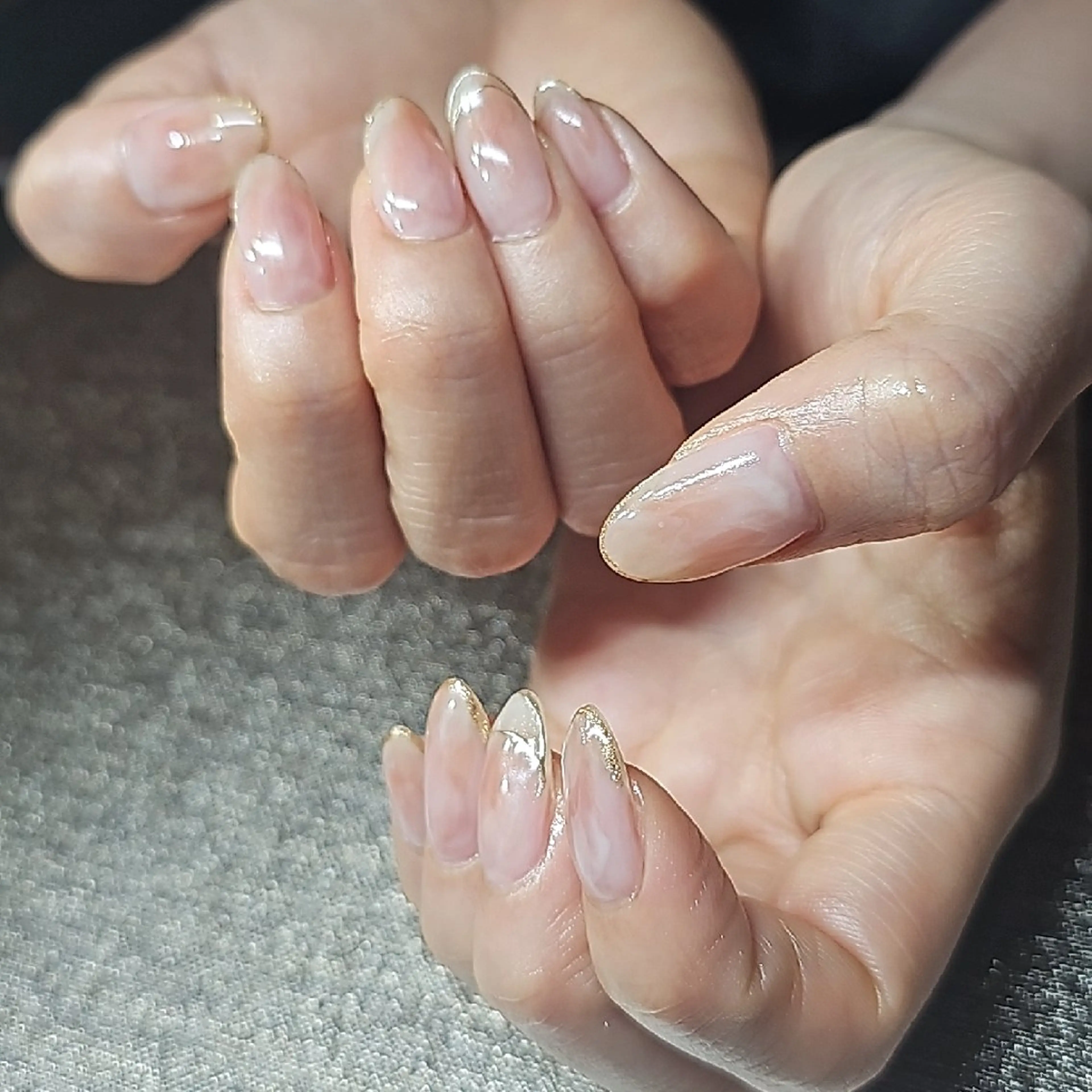 ネイル 大理石ネイル(マーブル) ニュアンスネイル salon de  Princessのネイルデザイン