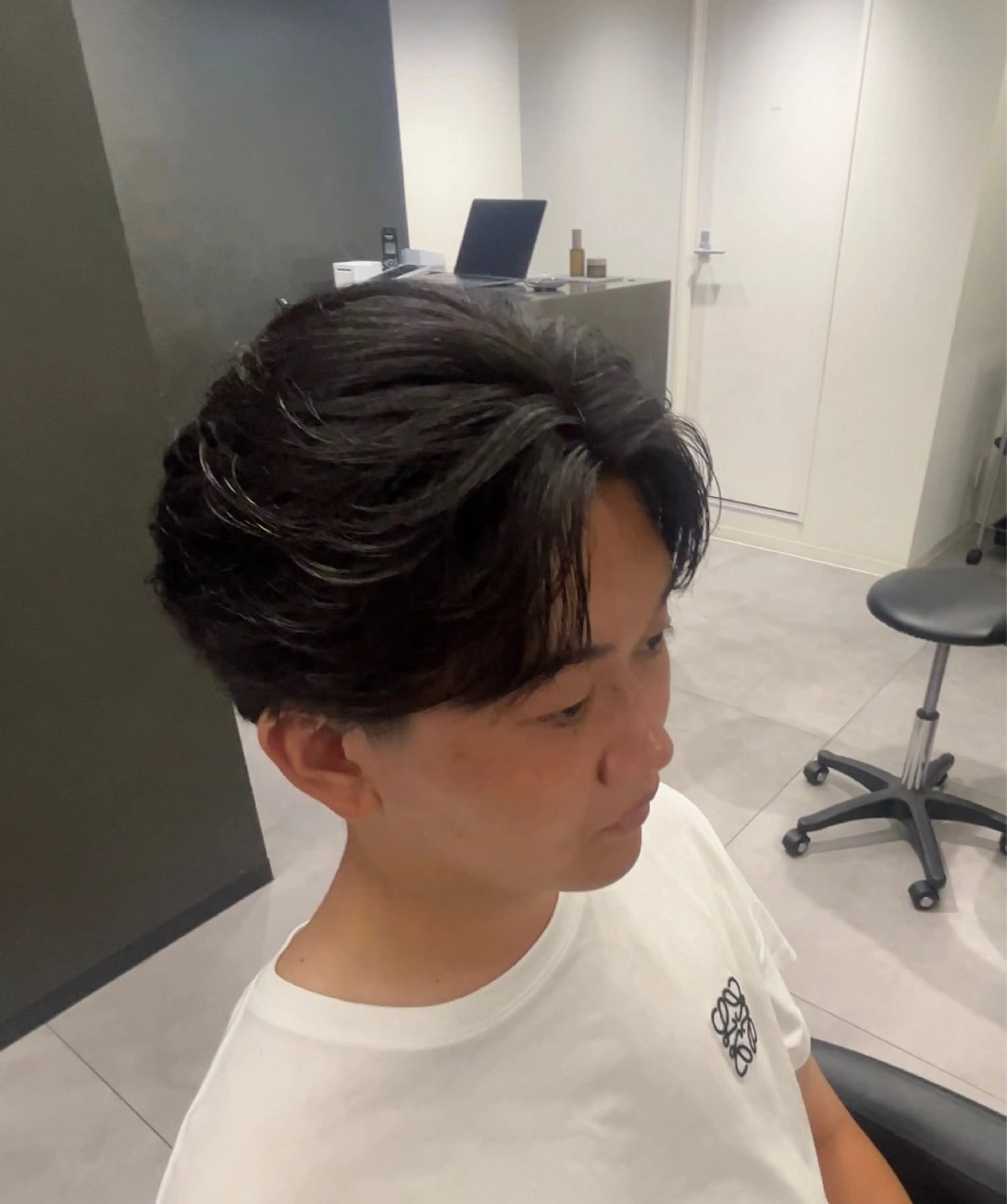 メンズ カット 波巻きパーマ /メンズ専門/そらのヘアスタイル