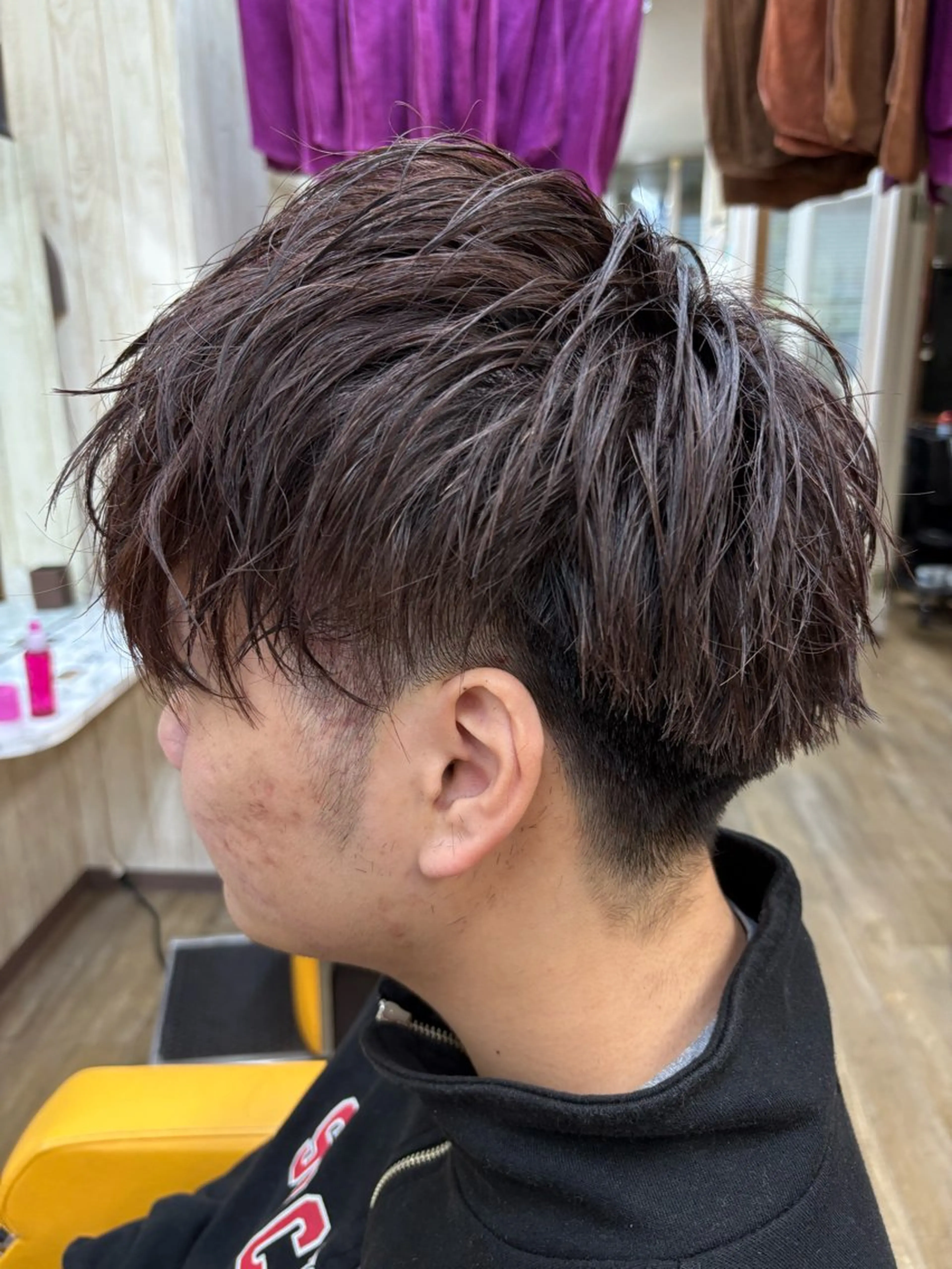 メンズ 刈り上げ 髪質改善Acero 稲田圭翔のヘアスタイル