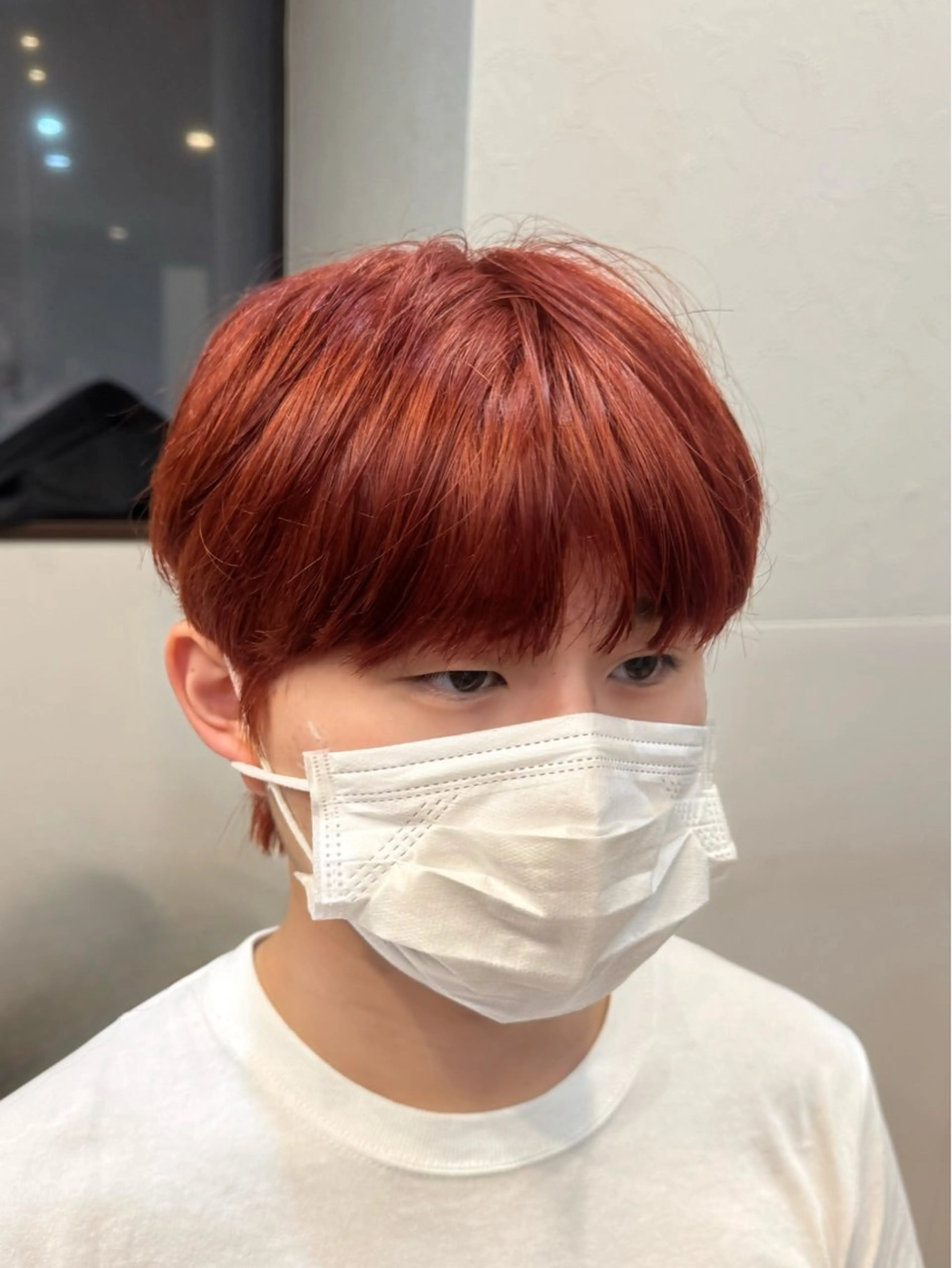 カラー メンズ マッシュ 吉祥寺/ダウンパーマ メンズ韓国ヘア/桑本のヘアスタイル